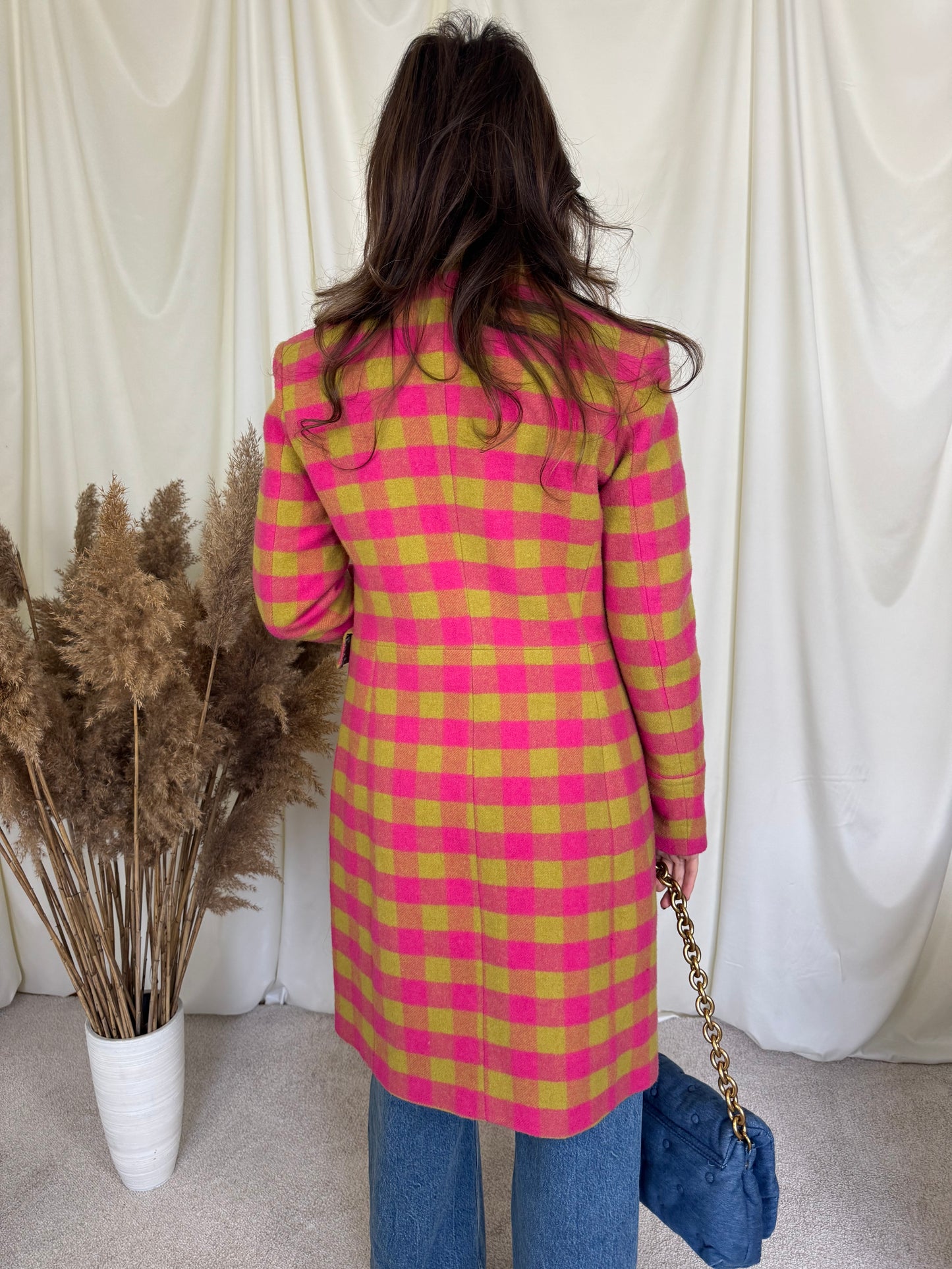 Palton mărimea S, stof lână si mohair