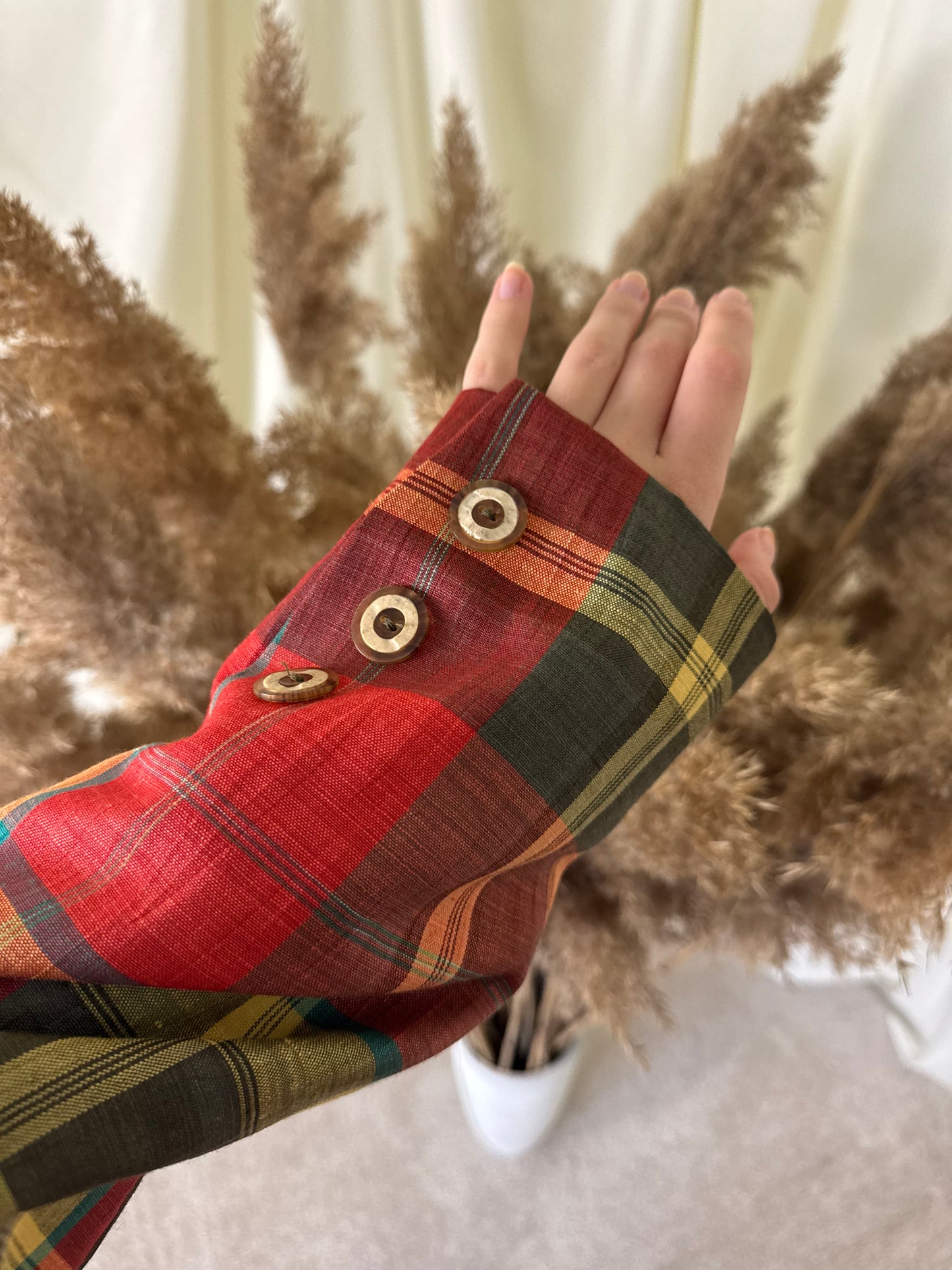 Sacou vintage lână și in( mărimea L)