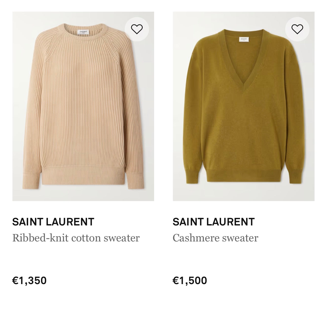 Pulover 100% cașmir SaintLaurent YSL (mărimea L/XL)