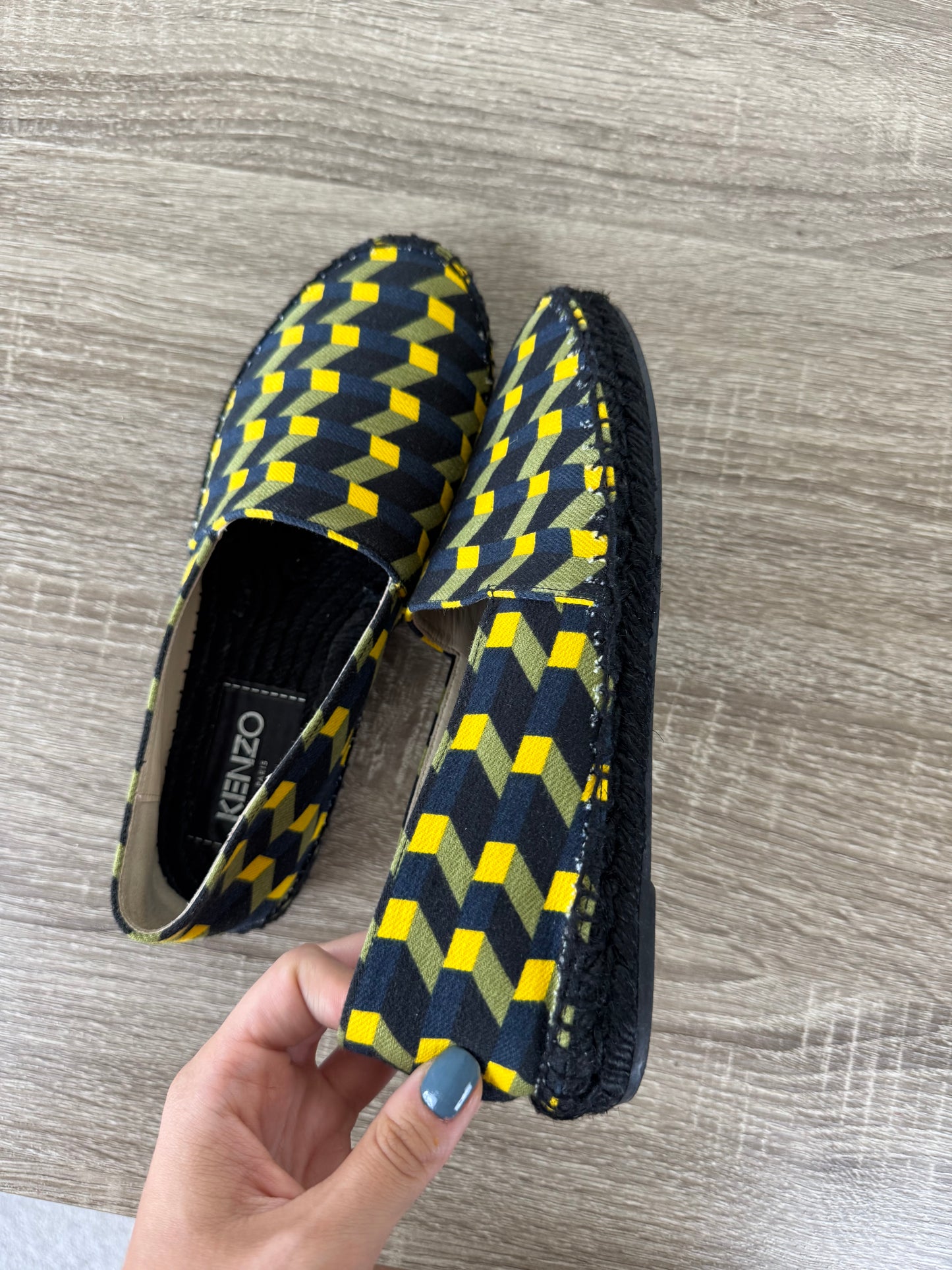Espadrile KENZO din bumbac cu print, mărimea 37