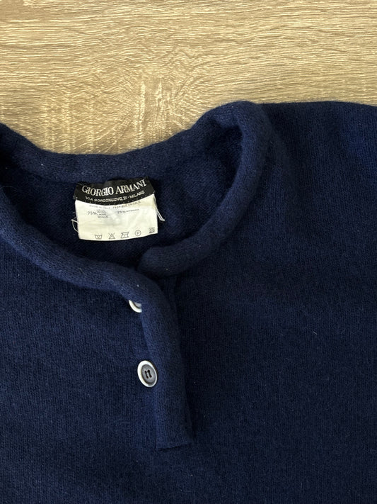 Pulover premium Giorgio armani din lână și angora, mărimea M-L