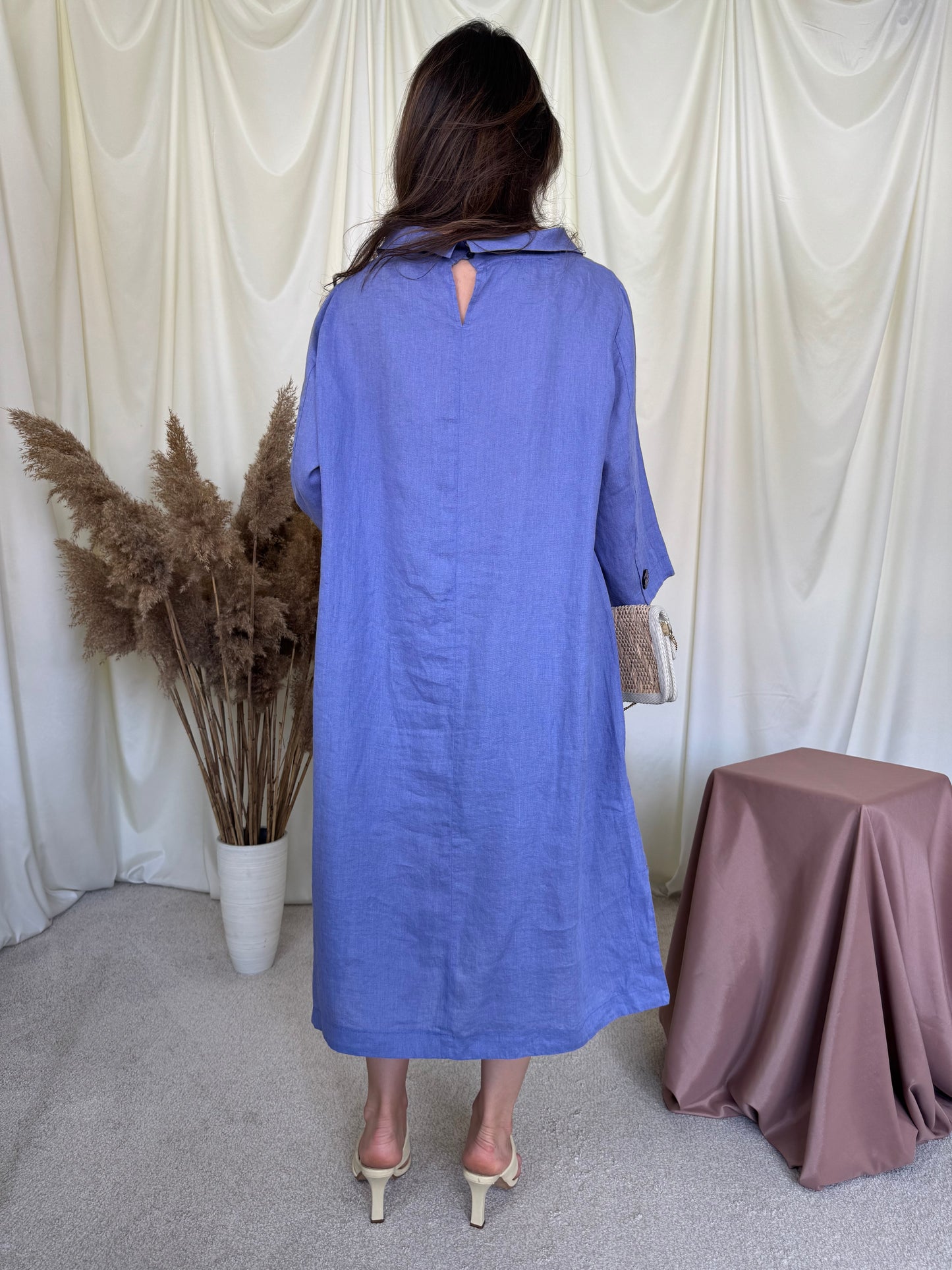 Rochie de vară ELENA MIRO din 100% in calitativ, croi lejer ( mărimea L)