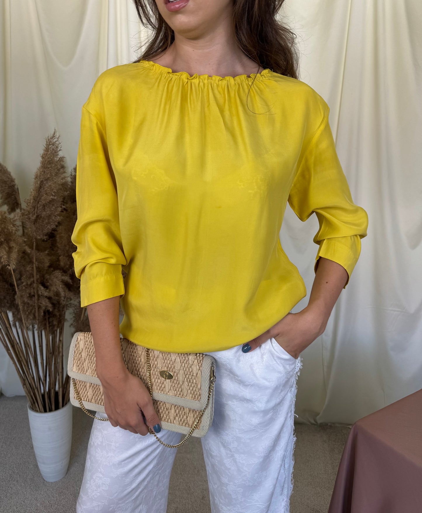 Cămașă Windsor din 100% mătase naturală ( mărimea S)