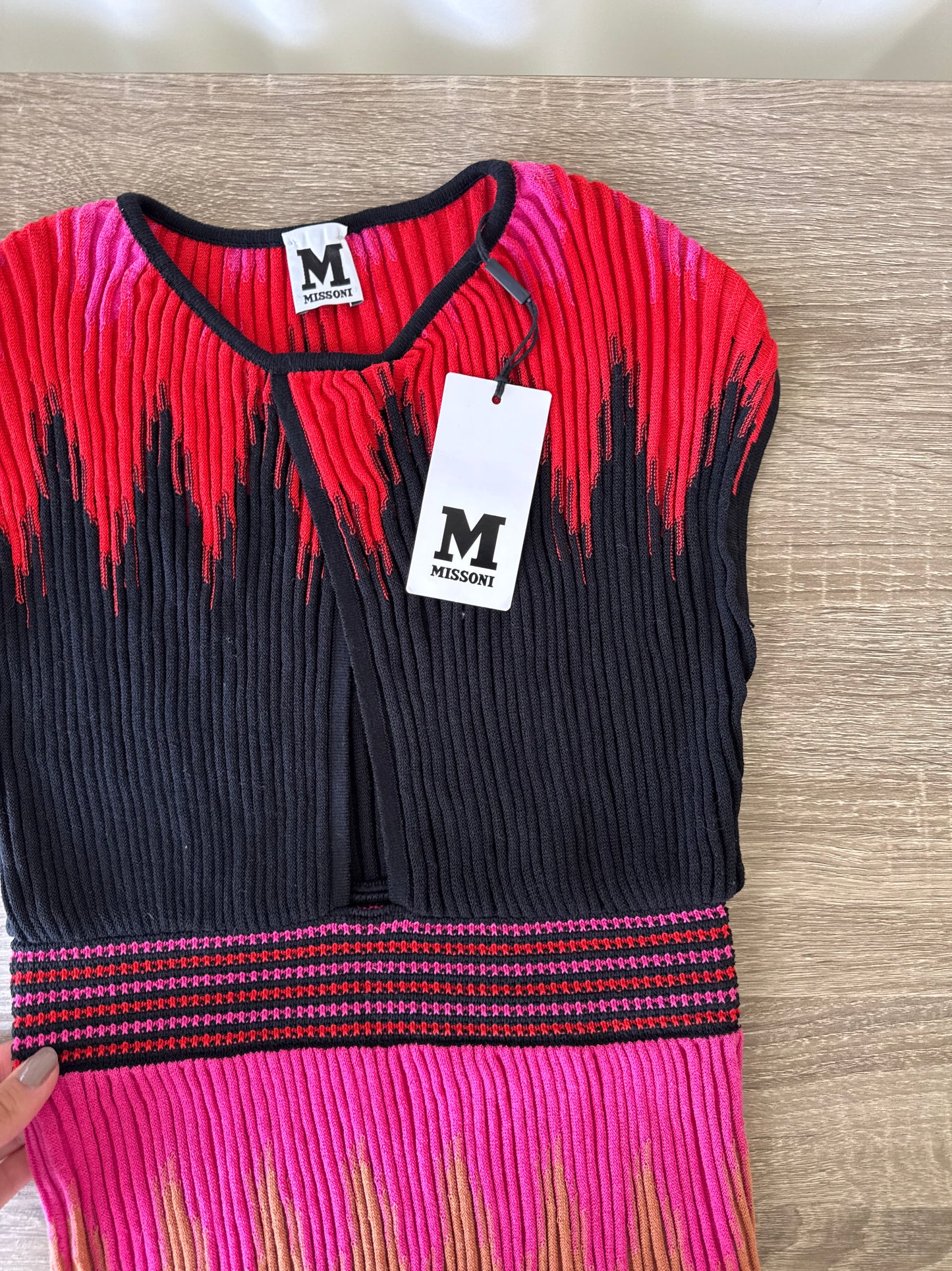 Restock! Top luxury MISSONI cu talie marcata, produs nou 
(Mărimea S)