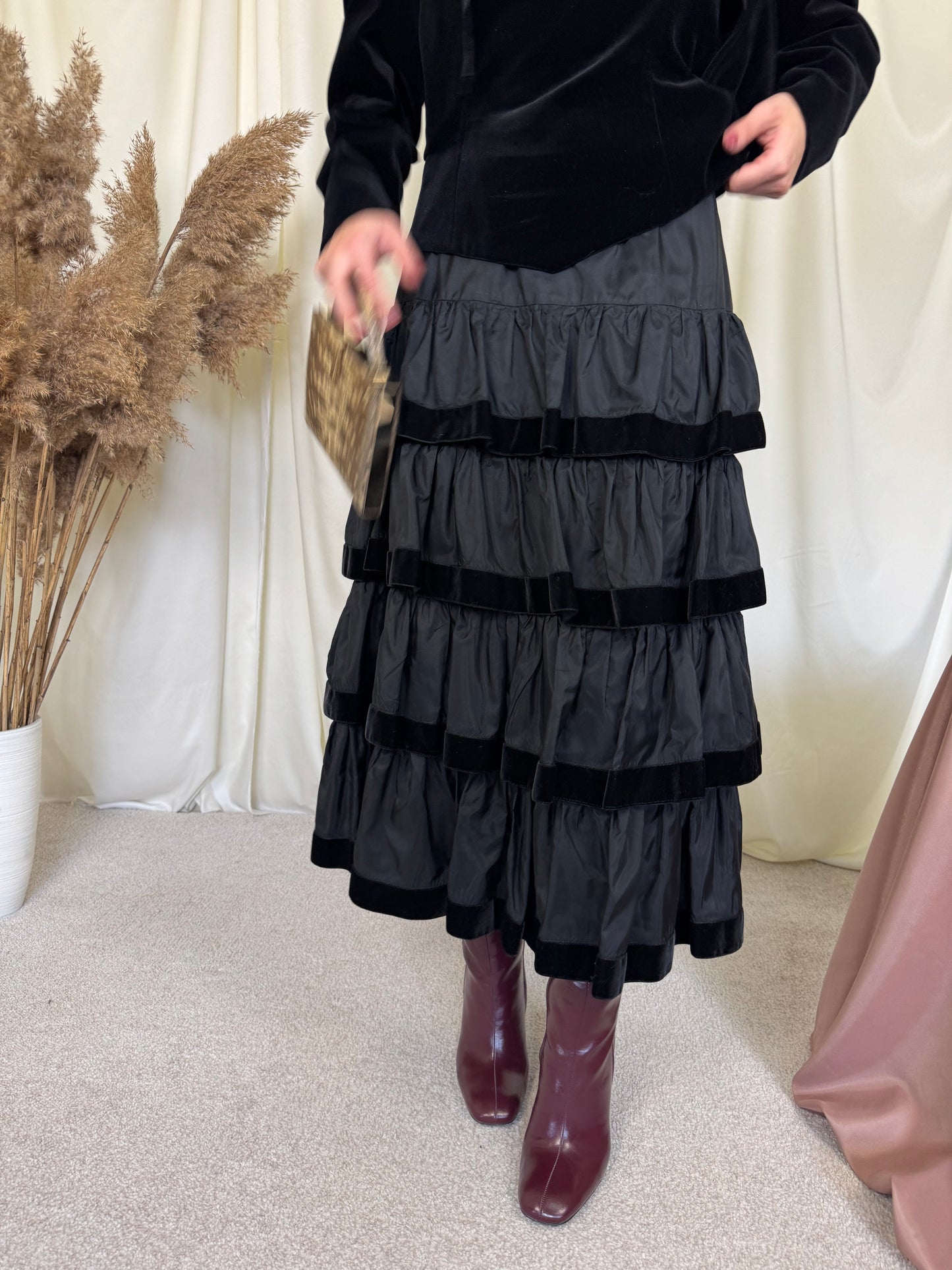 Set vintage din catifea Escada mărimea 36/S