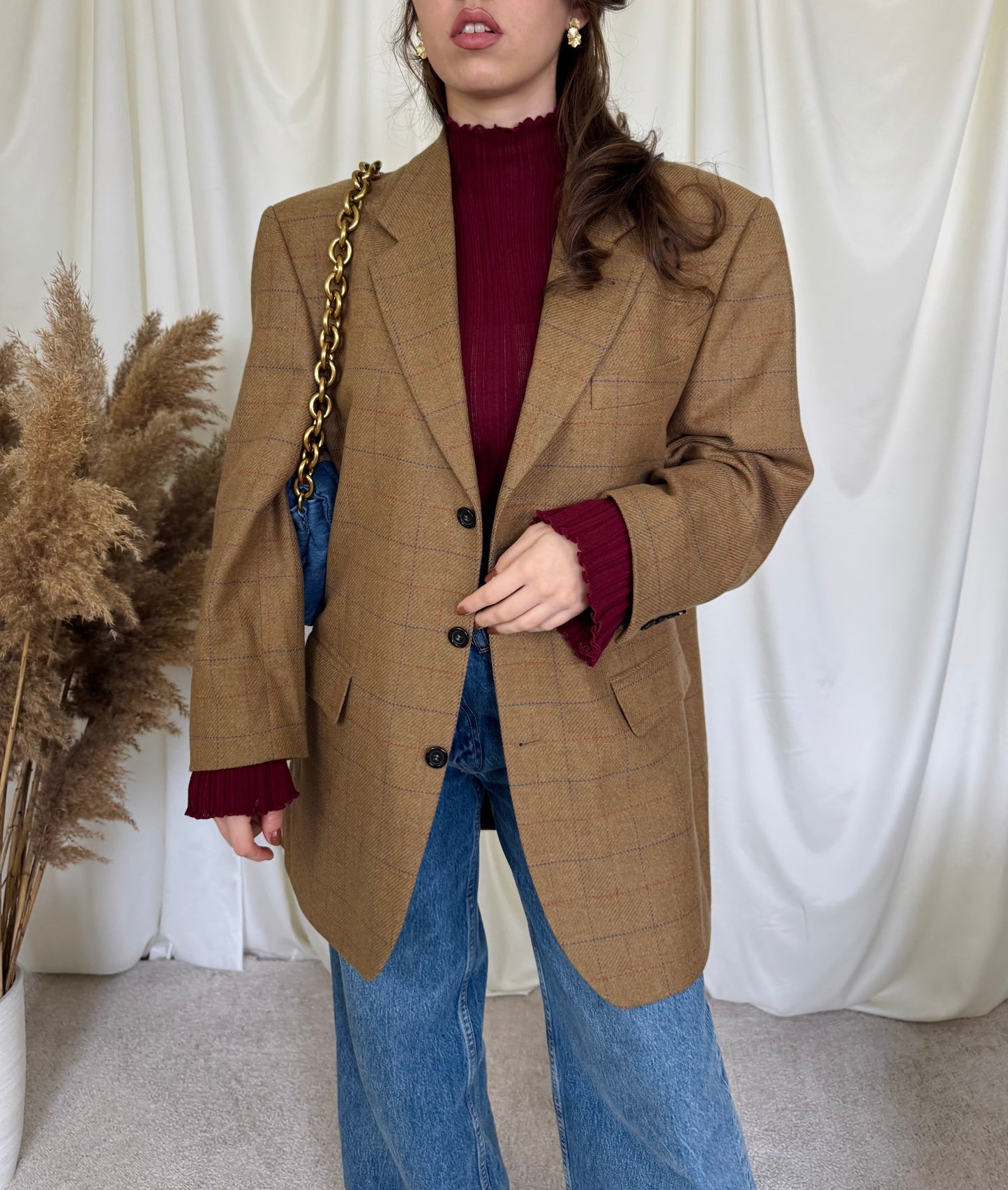 Sacou GuyLaroche Paris din lana și cașmir, mărimea XL