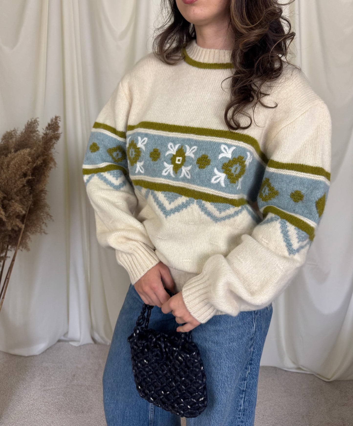 Pulover superb  benetton made in Italy din Lana ( mărimea L)