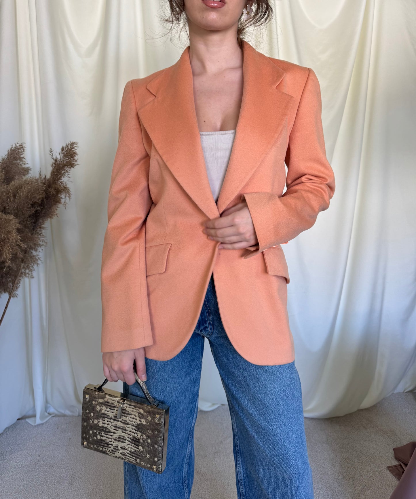 Sacou vintage GIANFRANCO FERRE premium din lână și cașmir