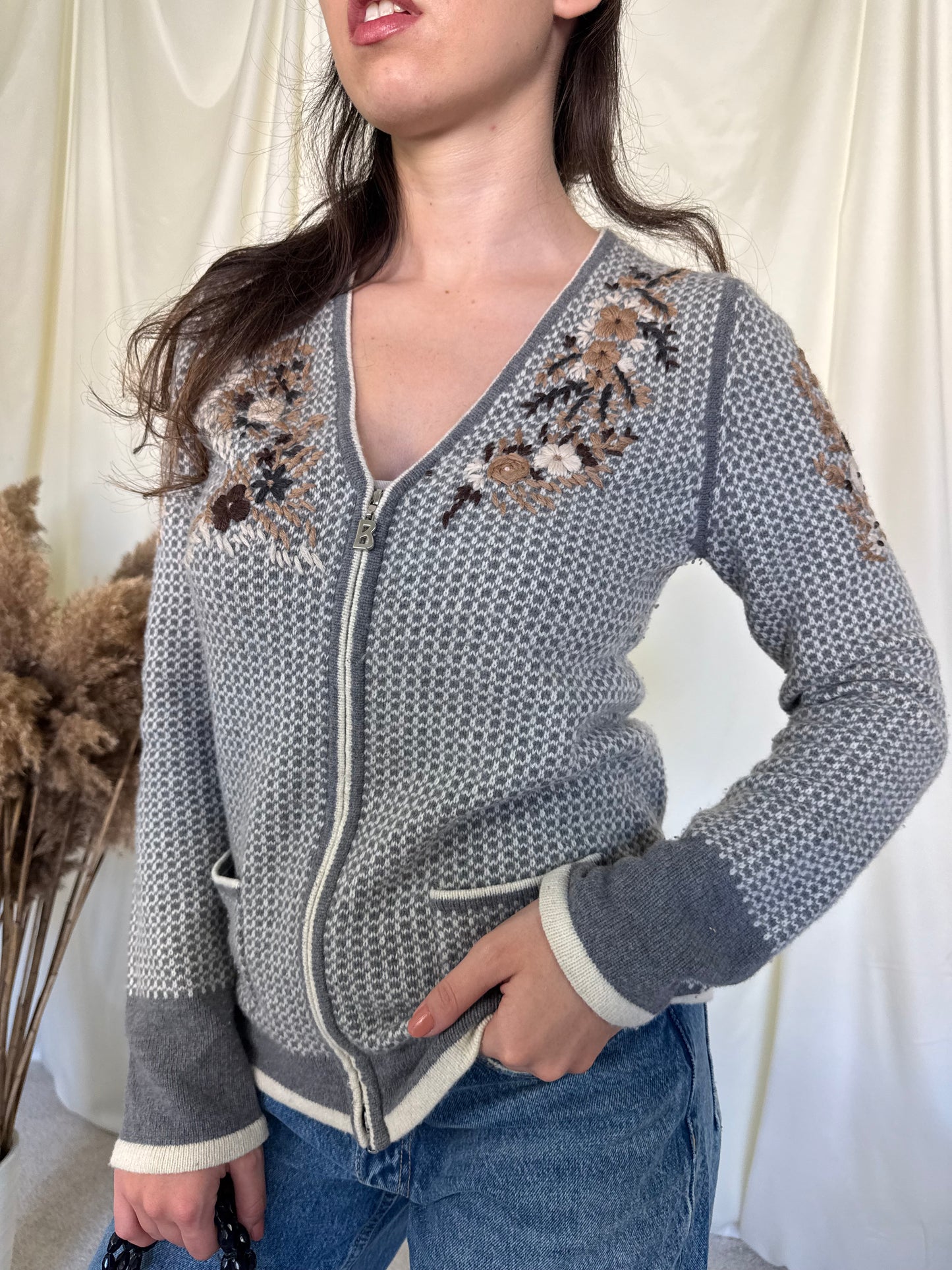 Jacheta de brand BOGNER 100% lână fină