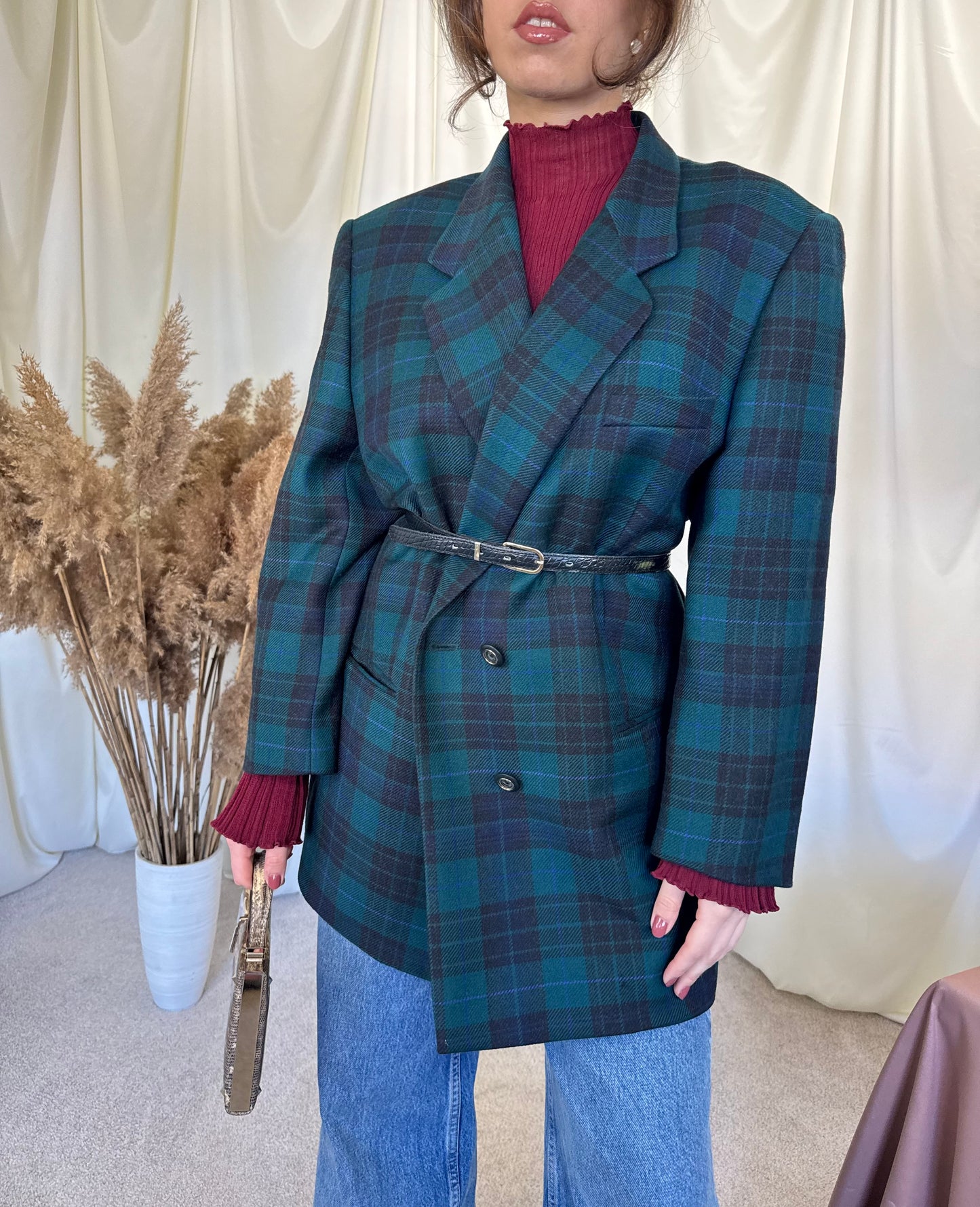 Sacou vintage din 100% lână ( XXL)