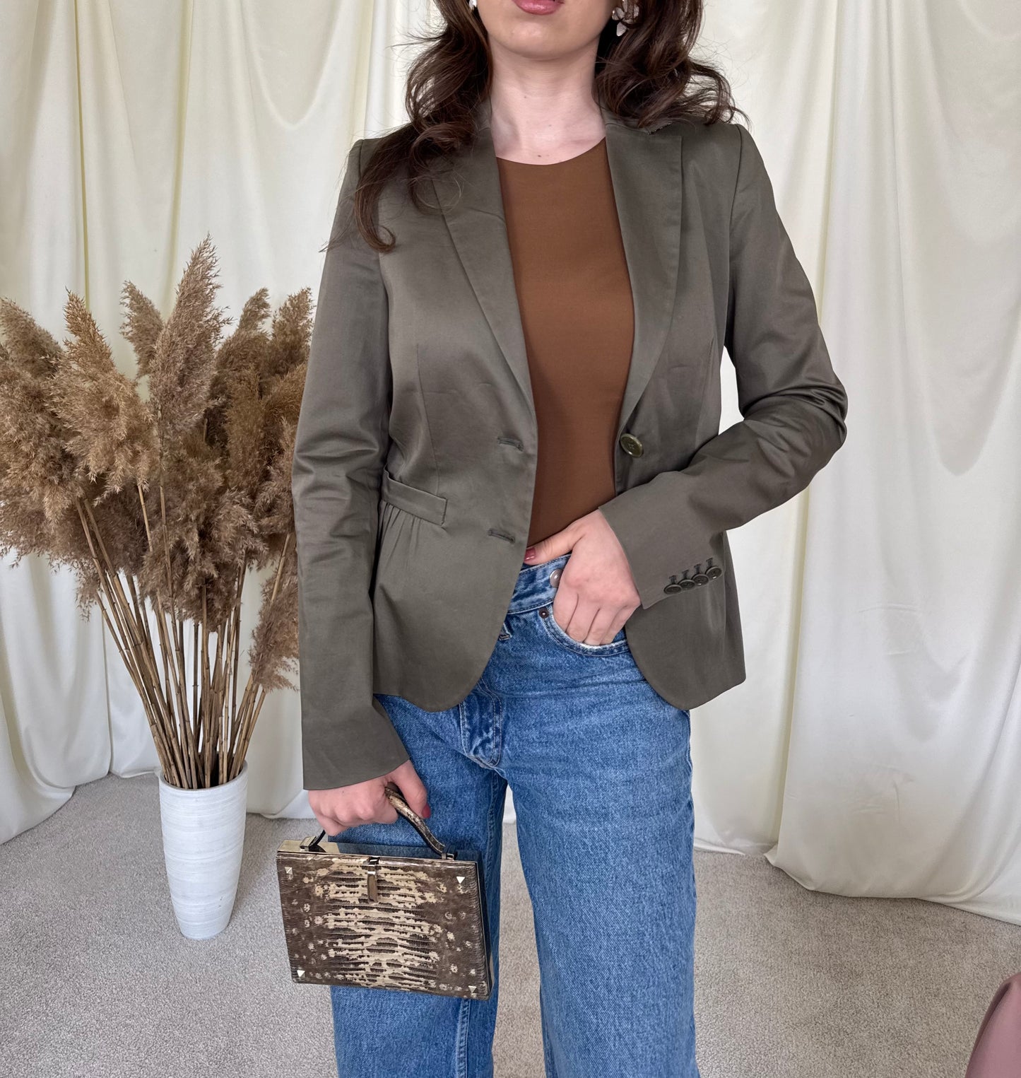 Sacou luxury ETRO din bumbac 
Model cambrat 
(Mărimea S)