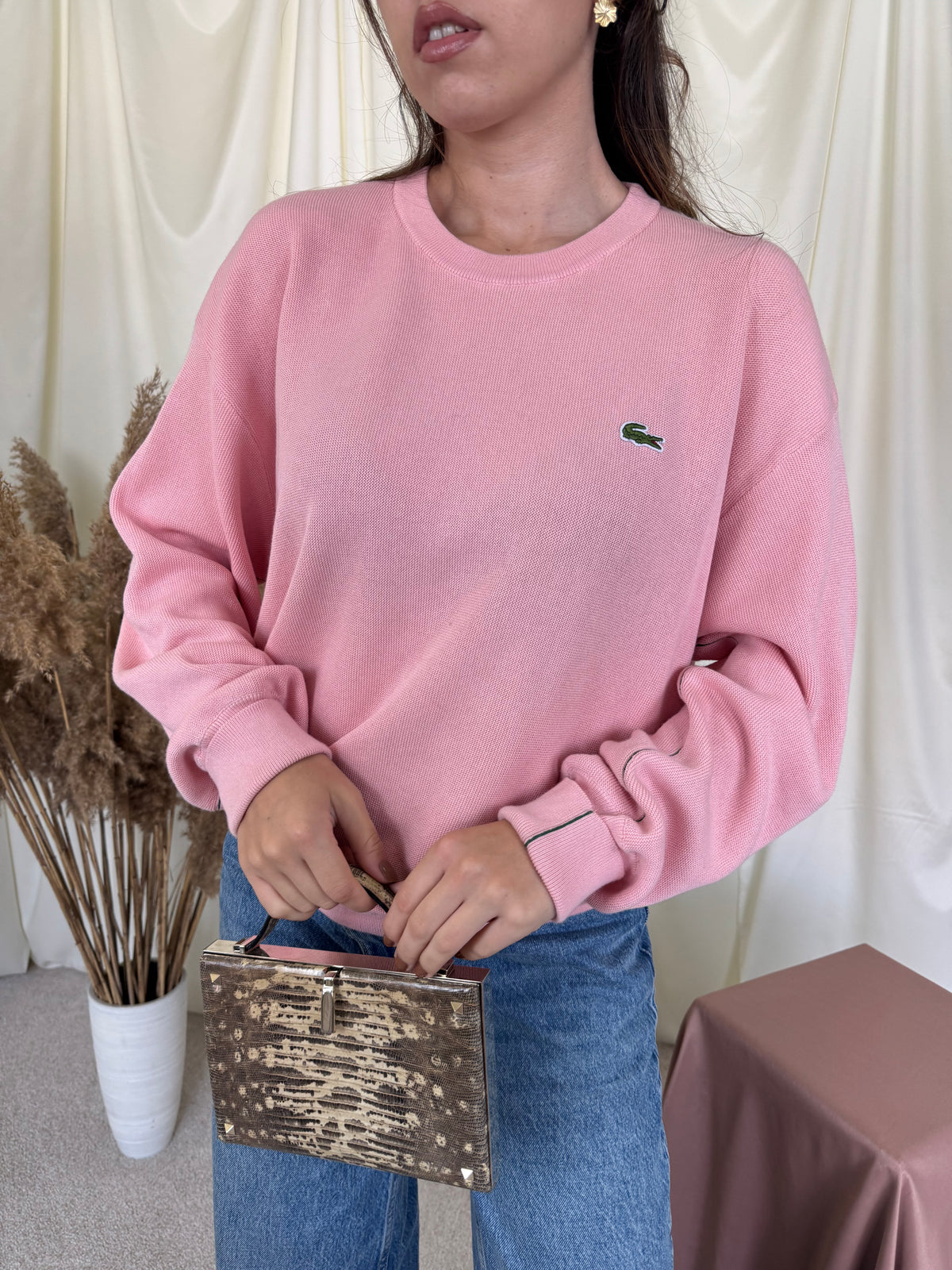 Bluză Lacoste din 100% bumbac in fit oversiZed ( mărimea L/XL)