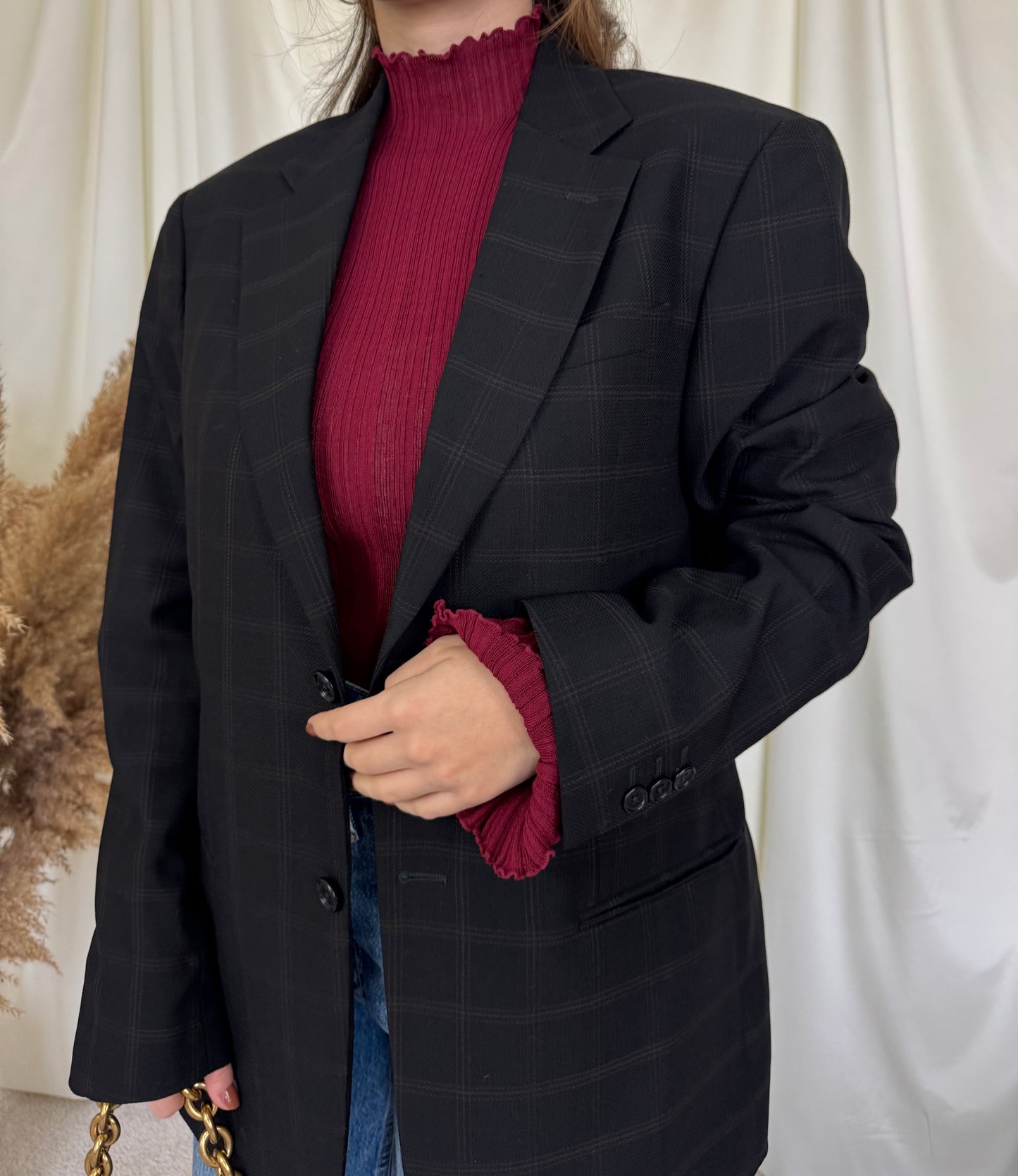 Sacou luxury de Brand Armani stofă 100% lână,mărimea M-L