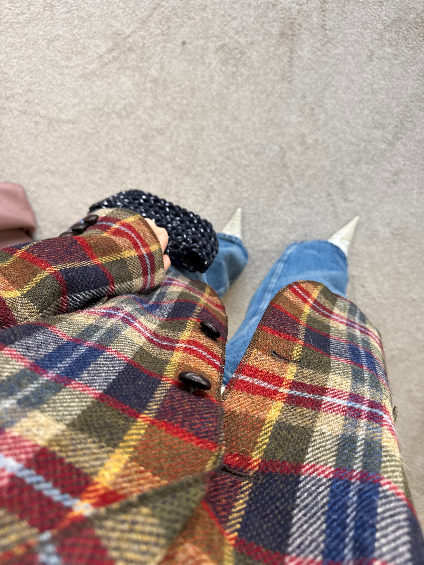 Sacou de brand din lână pură( mărimea L-XL)