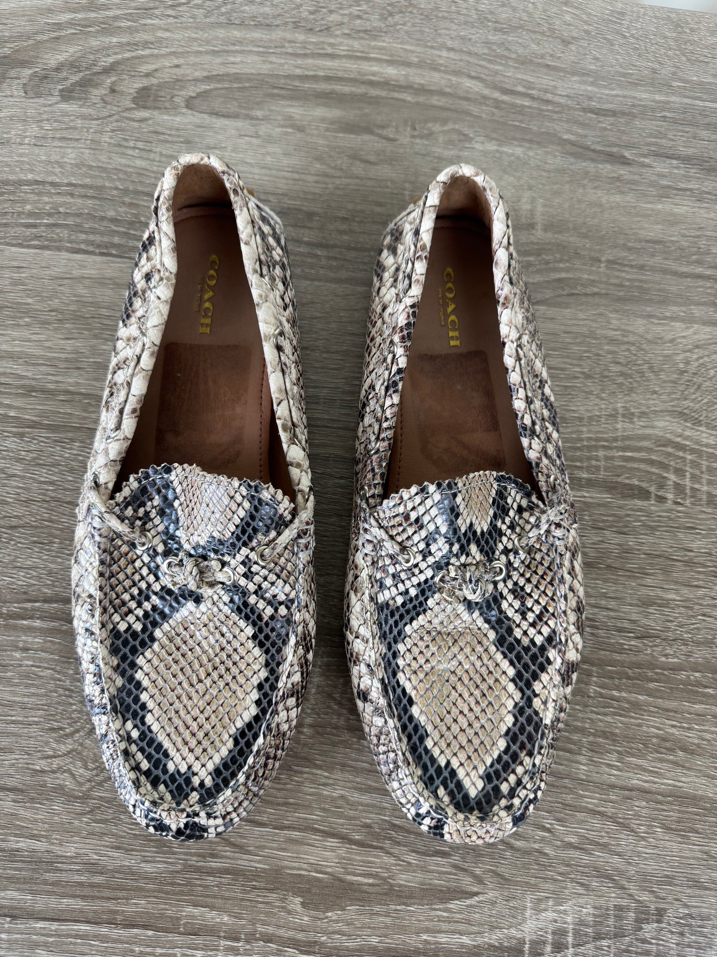 Pantofi- mocasiniCoach din piele naturală interior - exterior,  extrem de comozi, mărimea 39,5