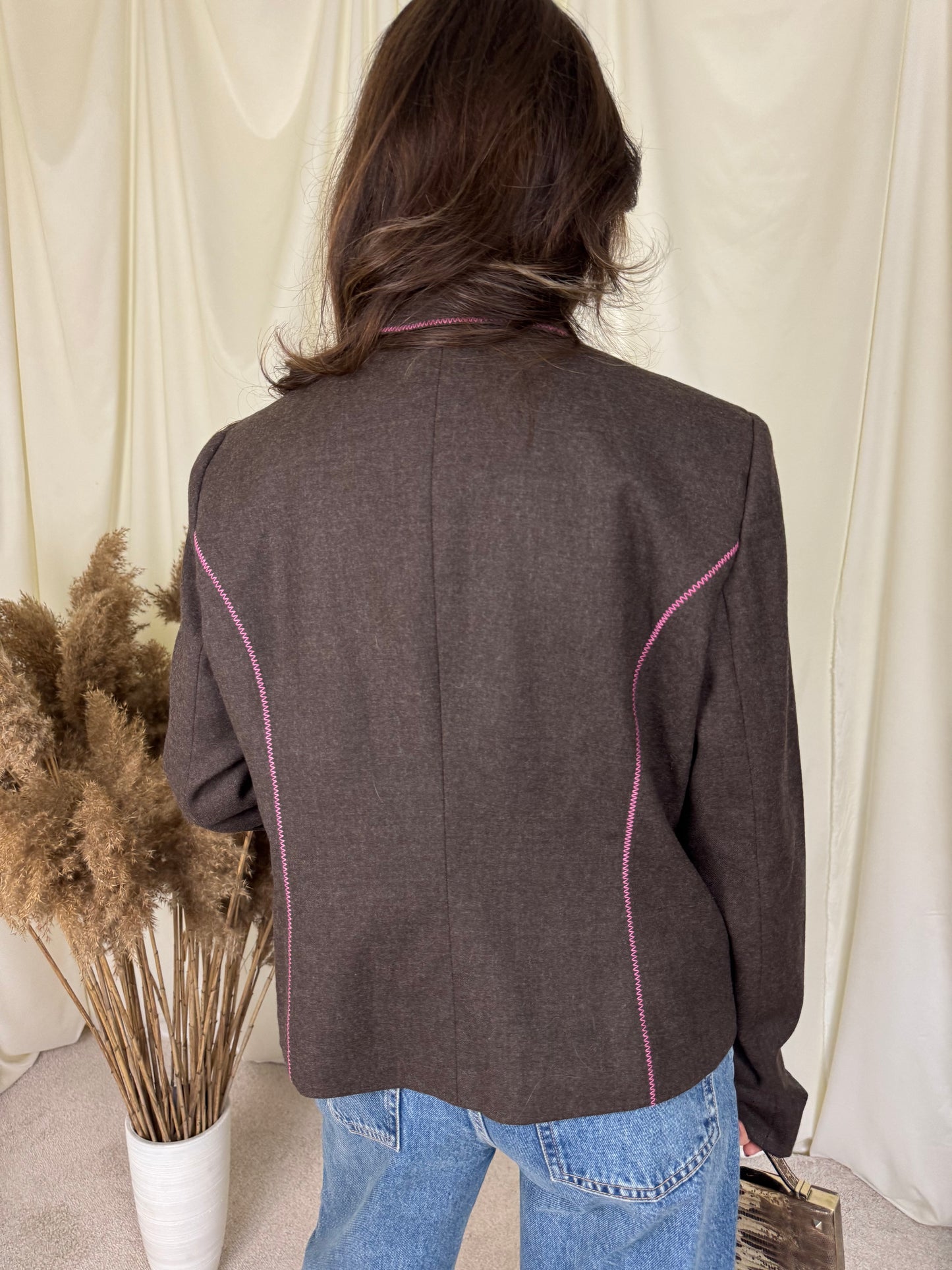 Sacou VALENTINO din stofă de la 100% lână fină, mărimea L