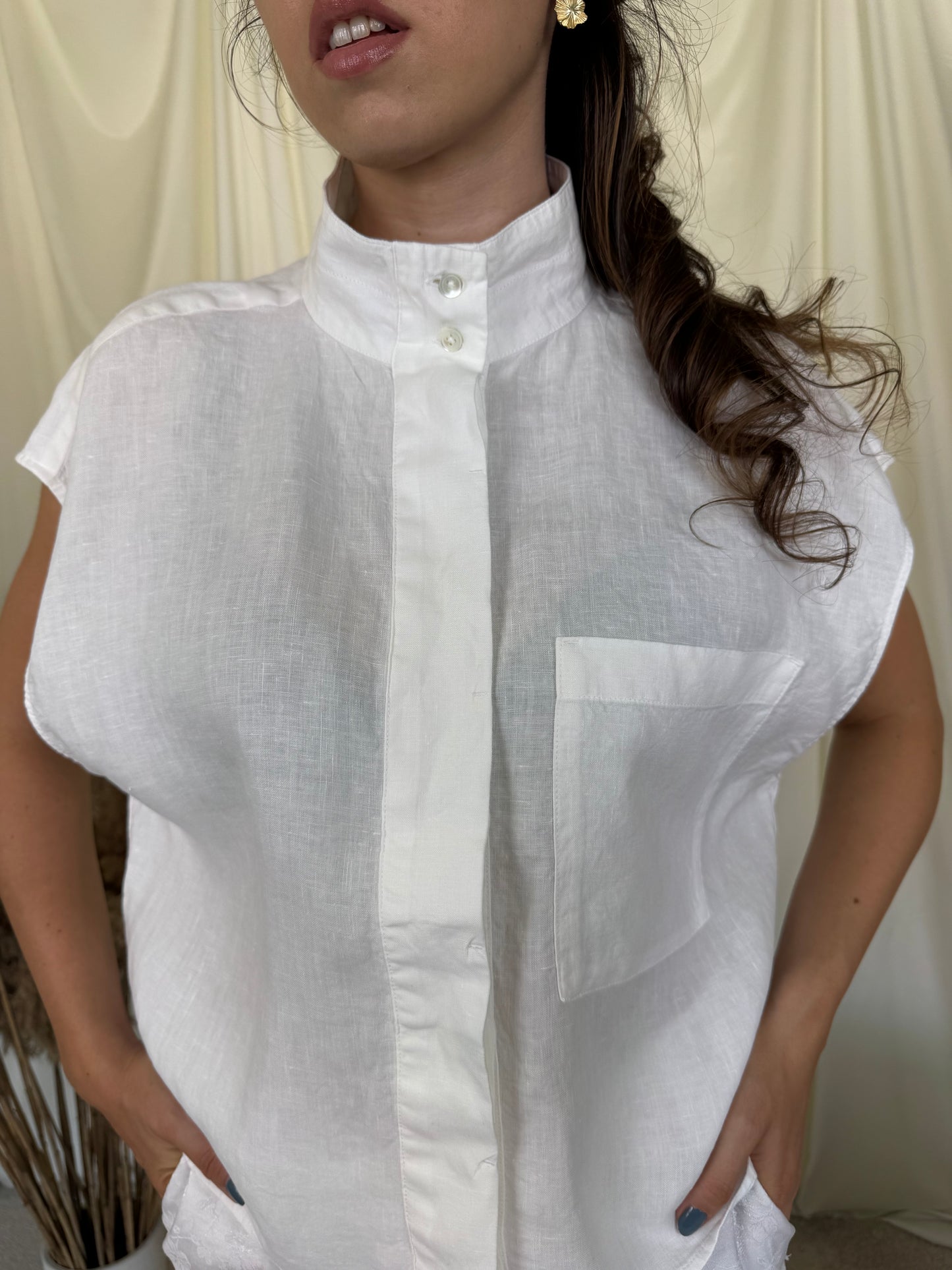 Cămașă Marc’o polo din 100% in, croi oversized ( mărimea M-XL)