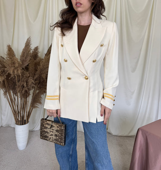 Sacou vintage cu nasturi metalicii aurii (mărimea M)