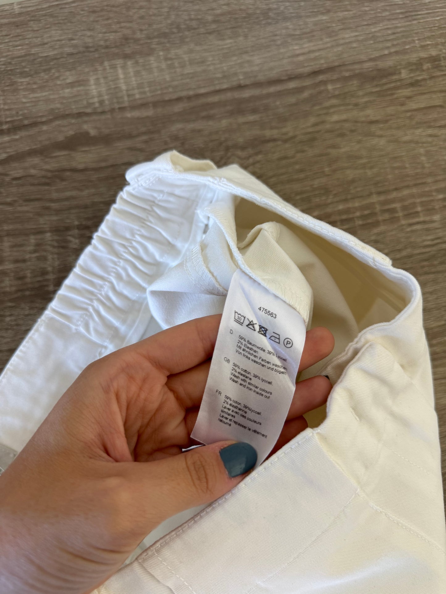 Pantalon nou cu talie elastică din bumbac și liocel, croi super cool ( mărimea S-M)