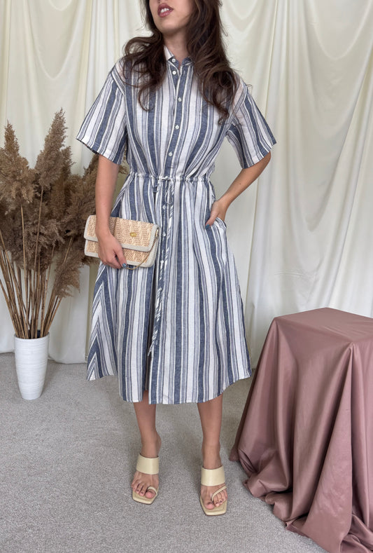 Rochie polo RALPH LAUREN din 100% in cu talie ajustabilă( mărimea S-M)
