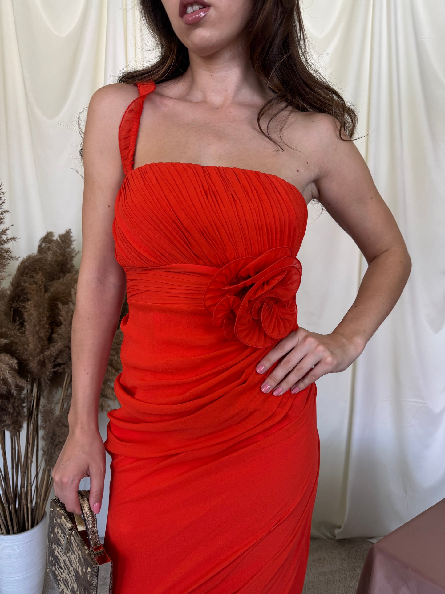 Rochie luxury Luisa Spagnoli din 100% mătase naturală, elegantă și finuță ( mărimea XS)