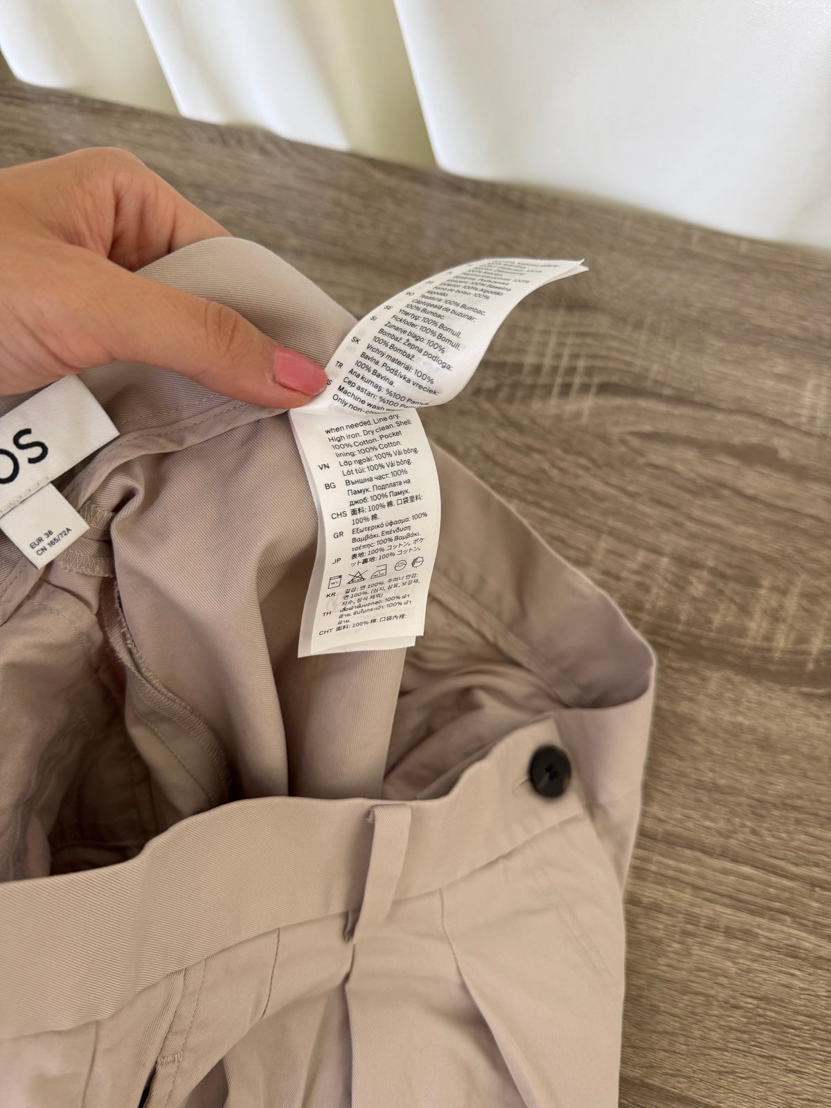 Pantalon COS cu talie înaltă ( mărimea M/L)