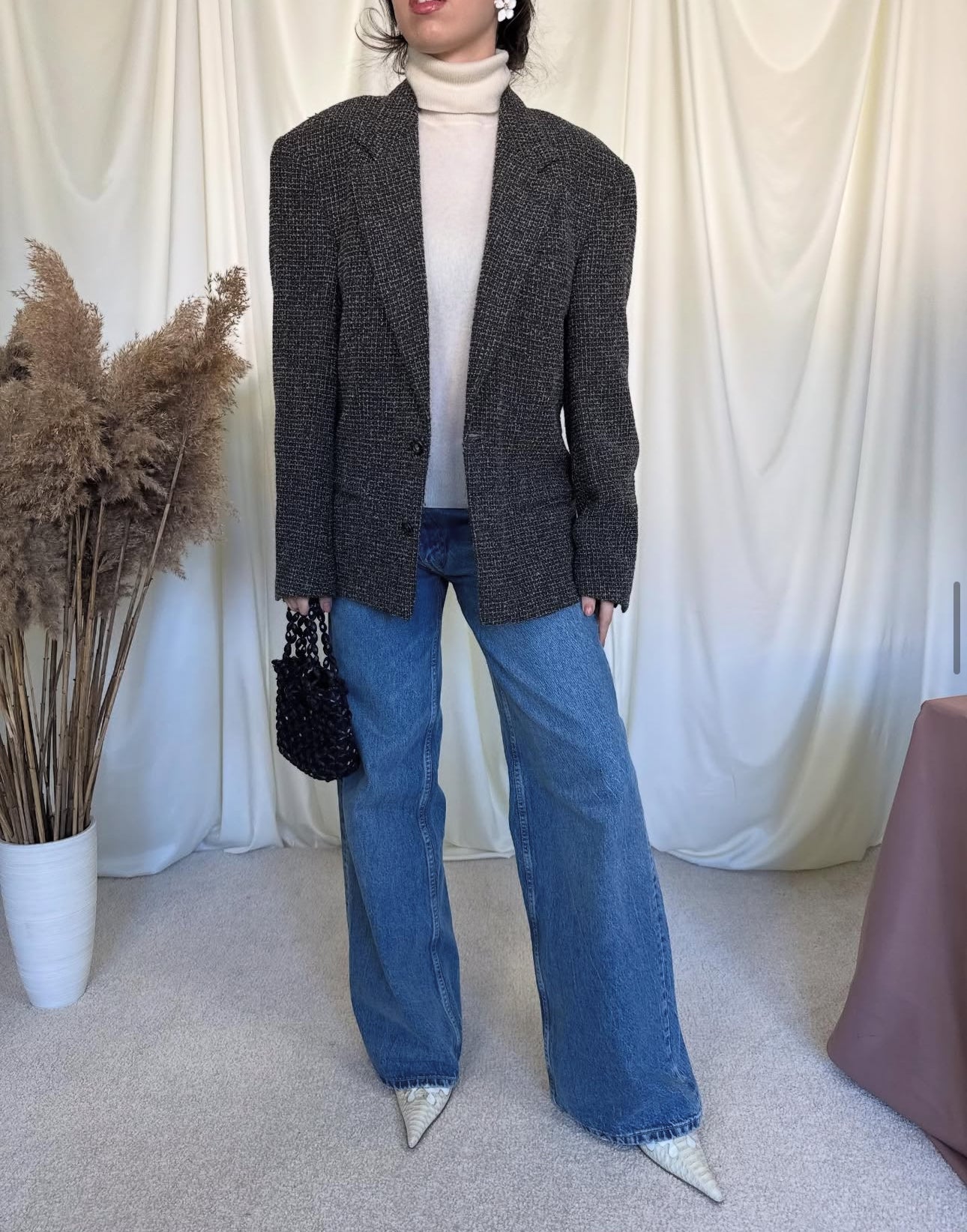 Sacou premium de brand HUGO BOSS din stofă de lână( mărimea M)