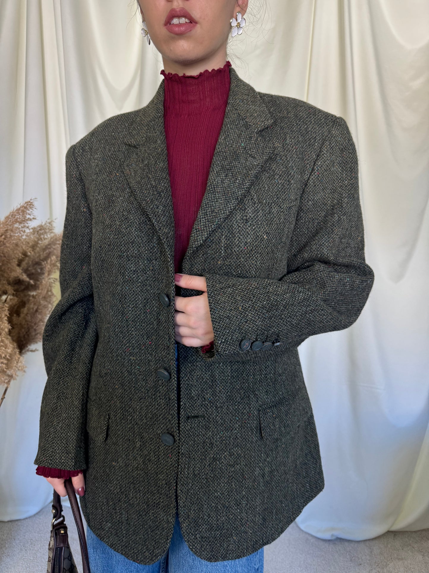 Piesa de colecție BURBERRY- lână HARIS TWEED