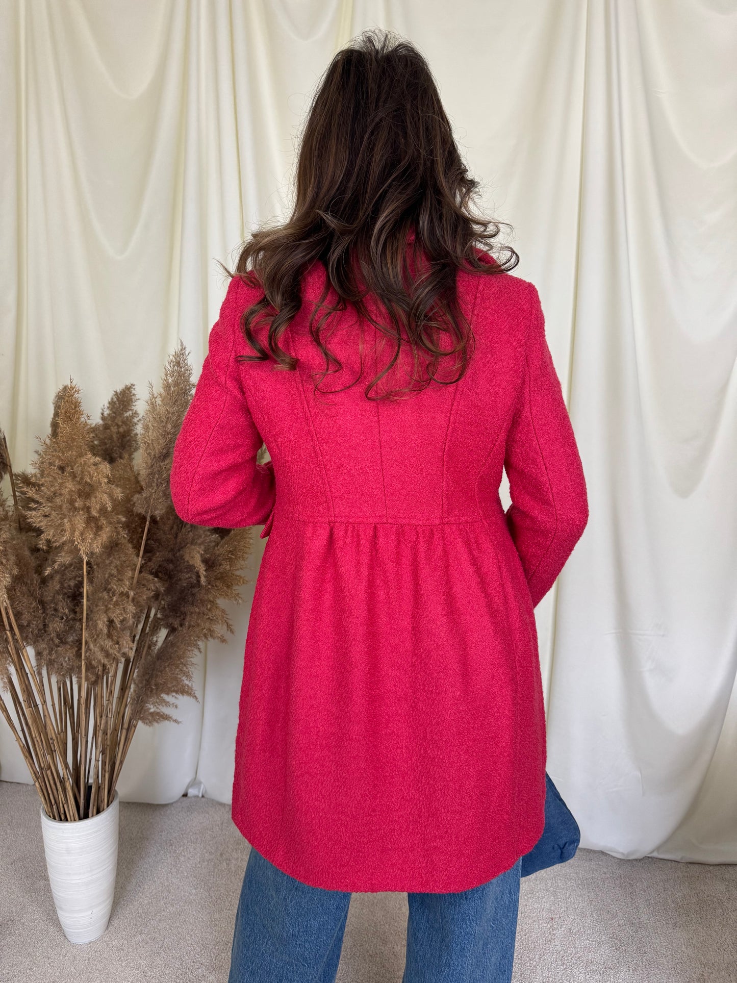 Palton CinziaRocca din stofă superbă din 85% lână marimea S