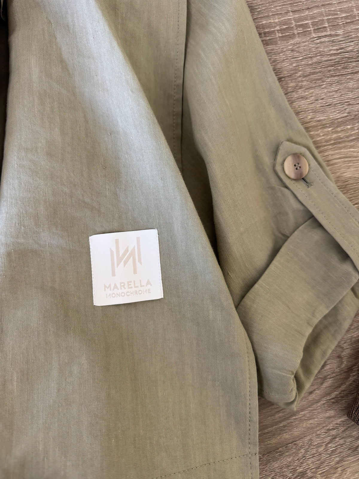 Jacheta Marella by Max Mara din in și vâscoza cu mâneci 3/4 ( mărimea M)