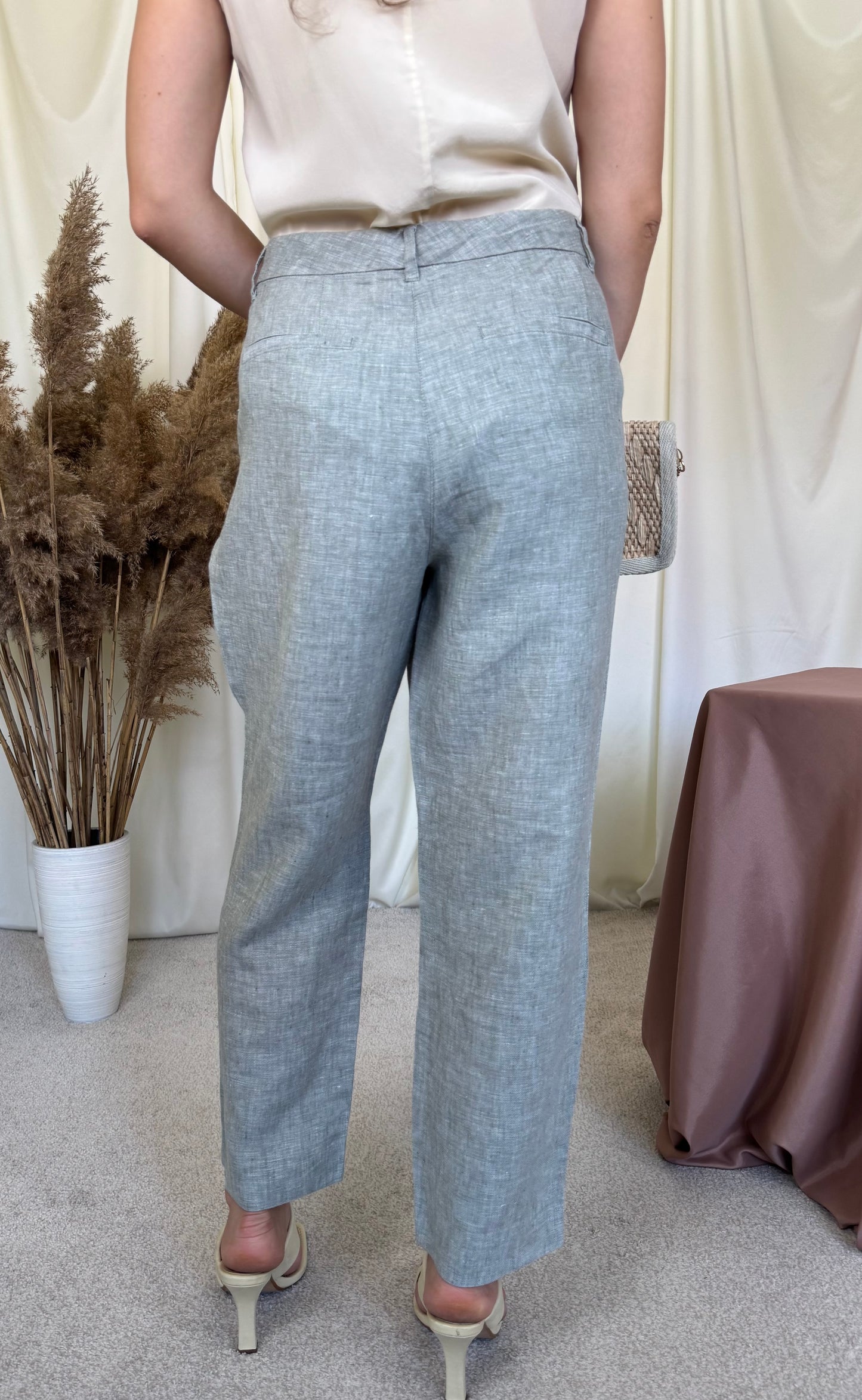 Pantalon Christian Berg din 100% in calitativ cu talie medie ( mărimea L) -94 cm