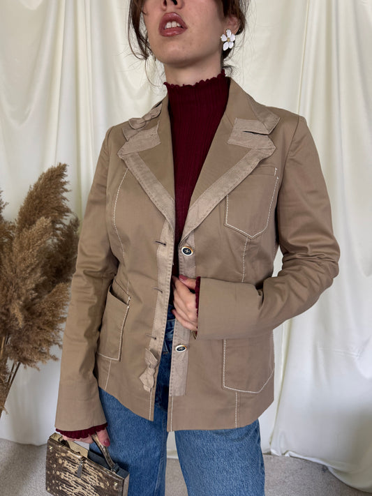 Sacou PRADA din bumbac ( mărimea s-M)