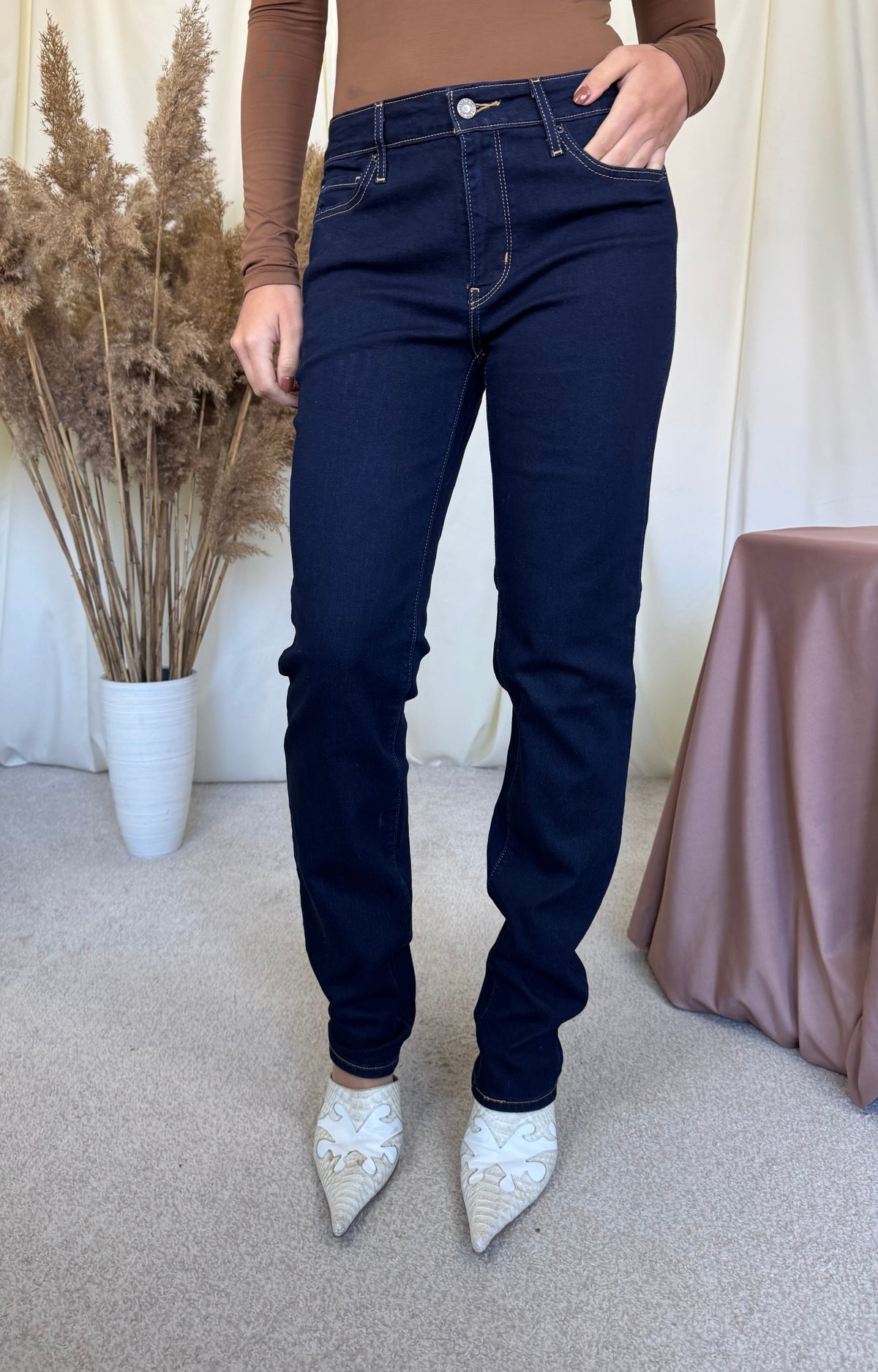 Blug Levi’s din denim de bumbac elastic ( mărimea S/M - 29)
