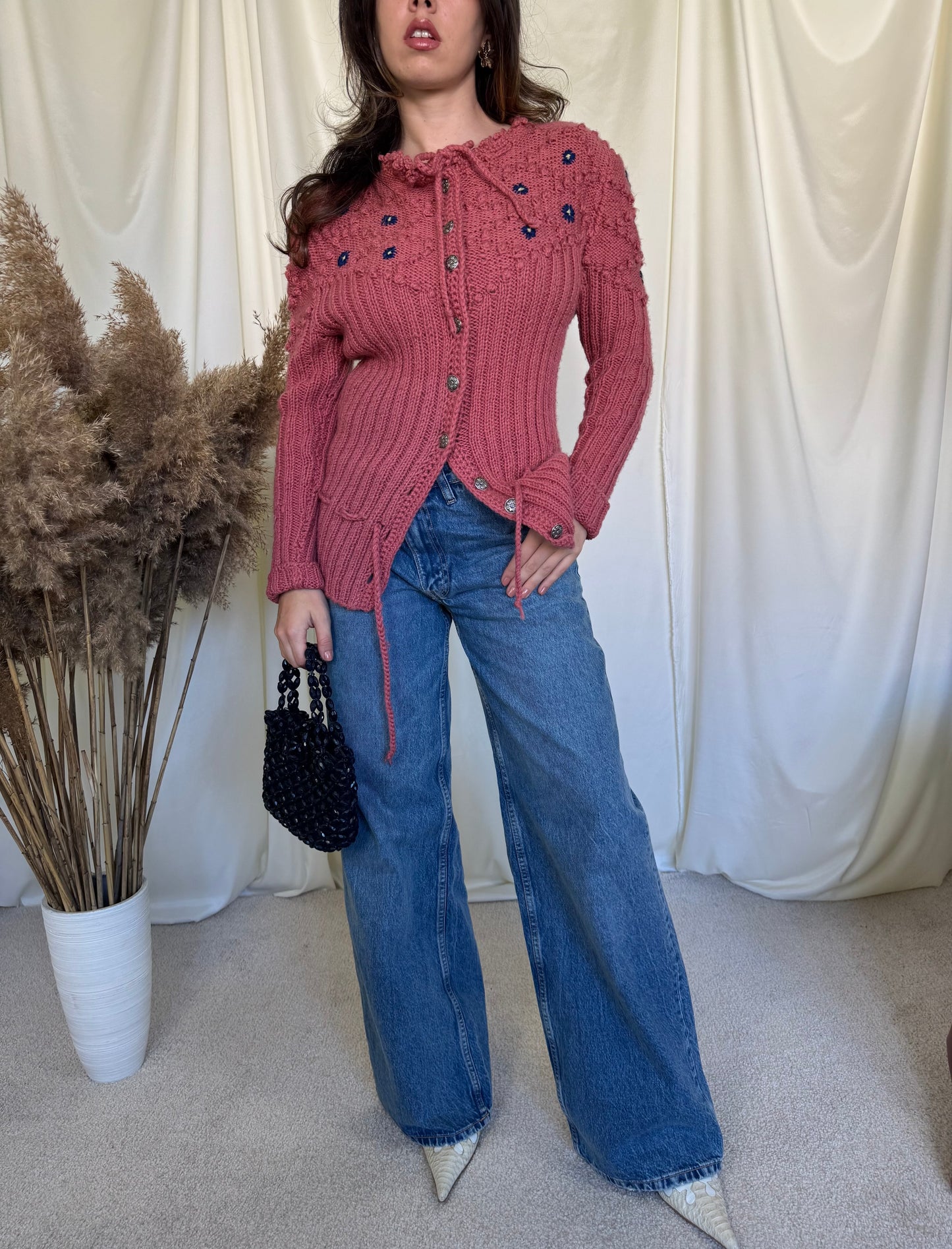 Jerse vintage handmade ( mărimea S-M)