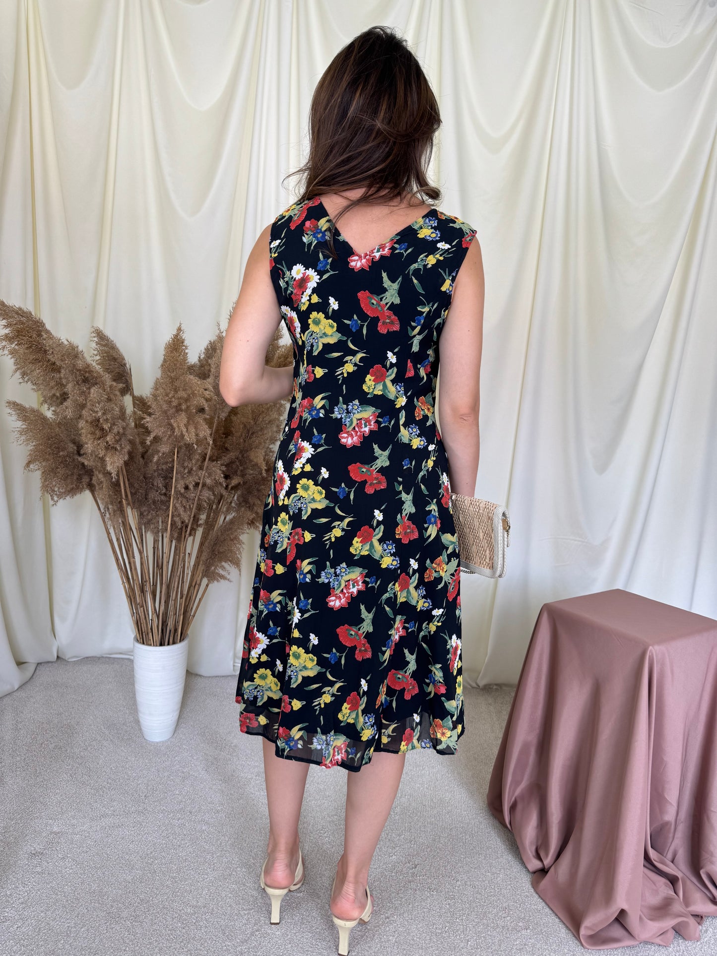 Rochie Betty Barclay cu print floral ( marimea S)