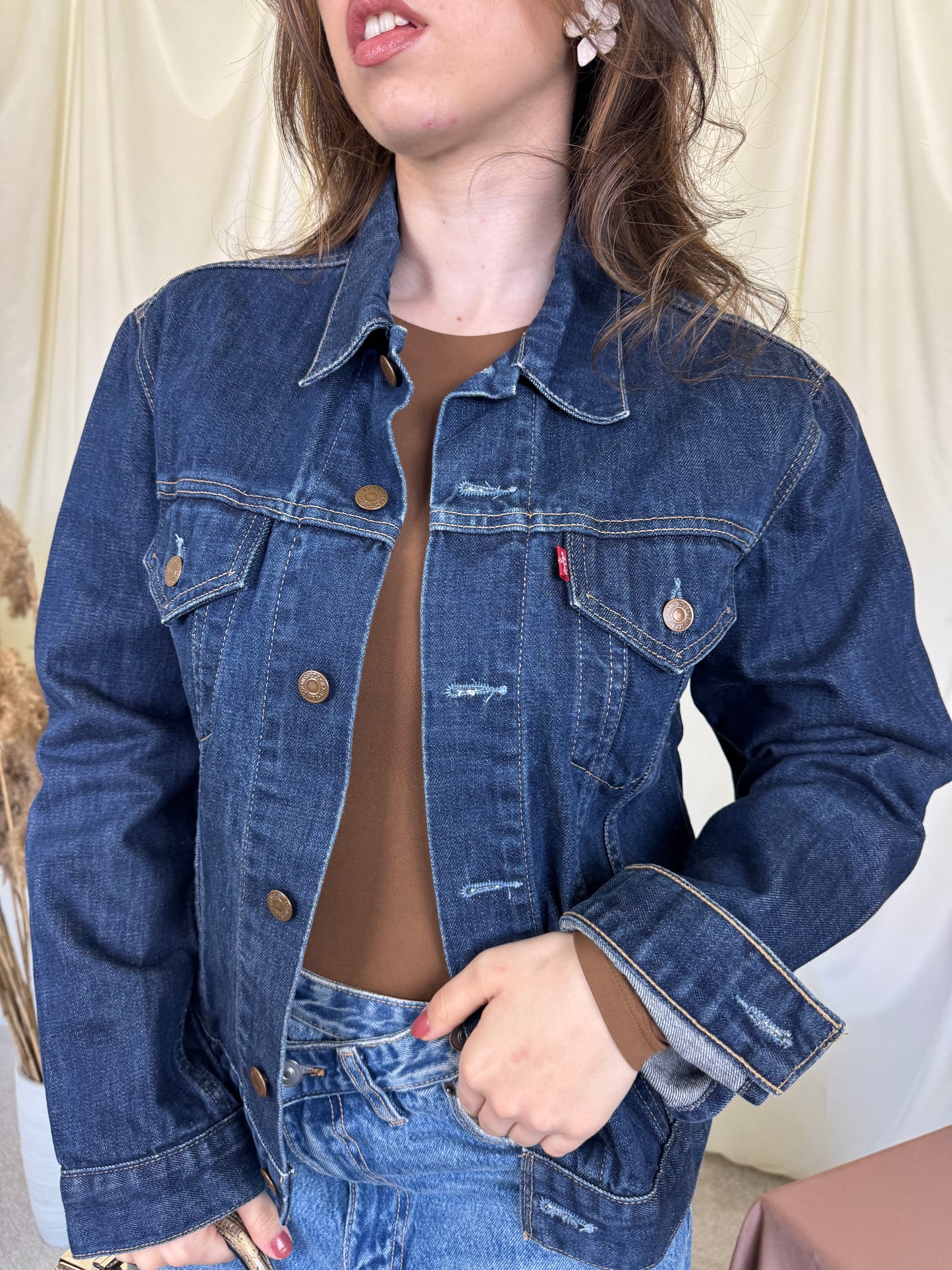 Jacheta Levi’s din denim 100% bumbac 
(Mărimea S)