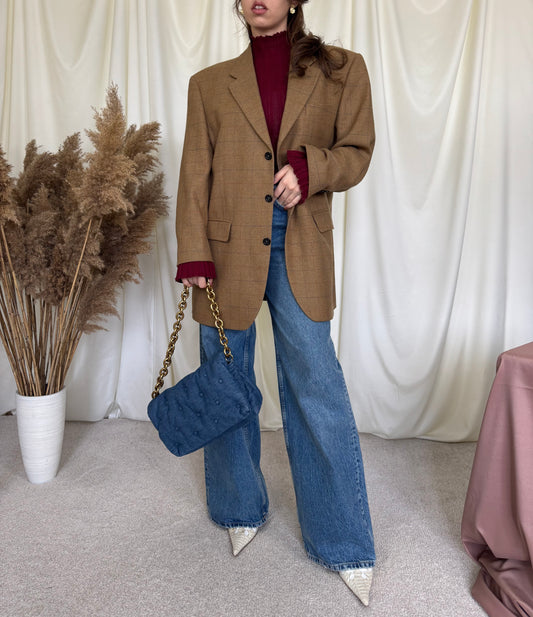 Sacou GuyLaroche Paris din lana și cașmir, mărimea XL