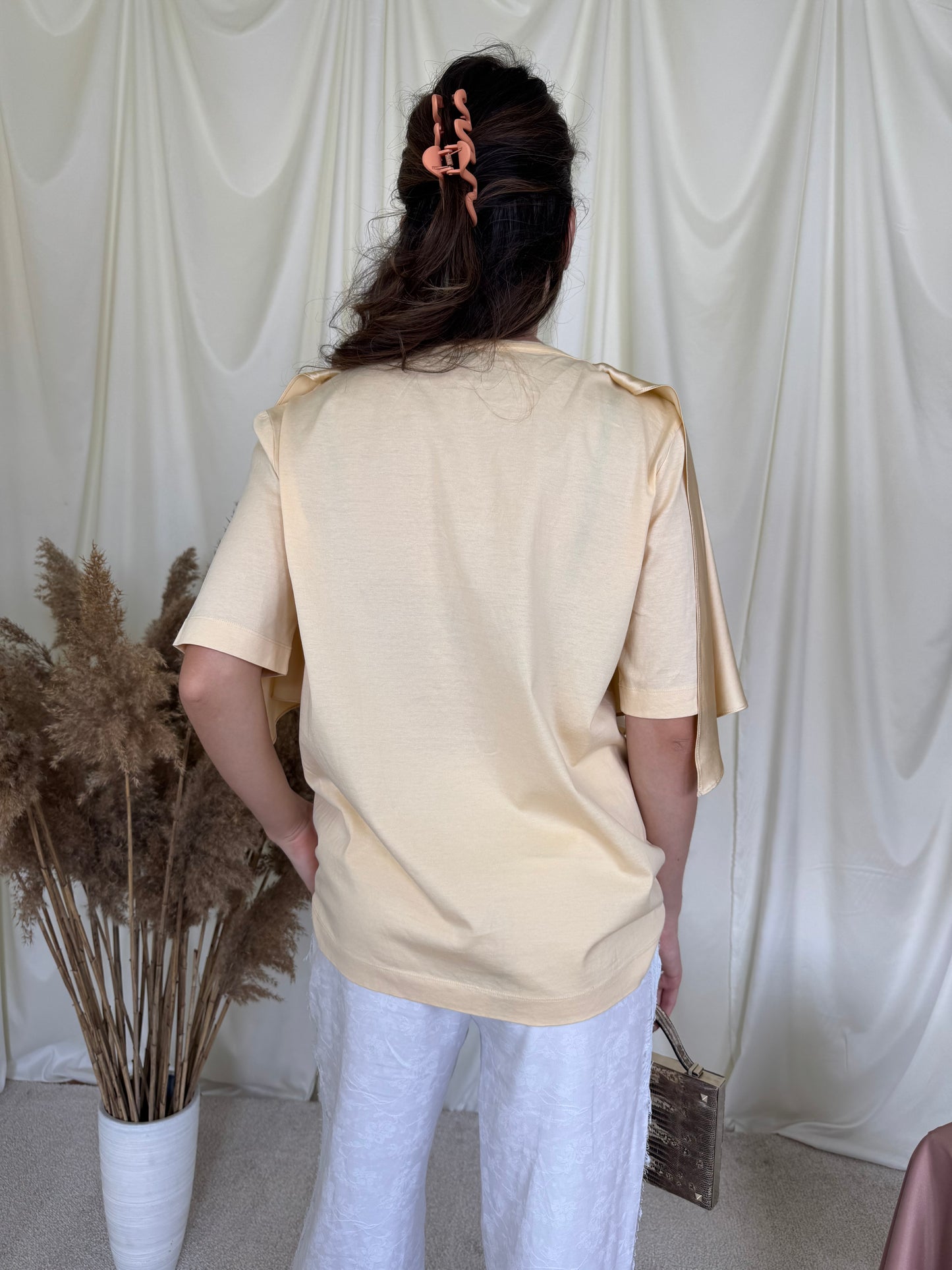Tricou luxury JOSEPH din mătase naturală și bumbac 
(Mărimea L)