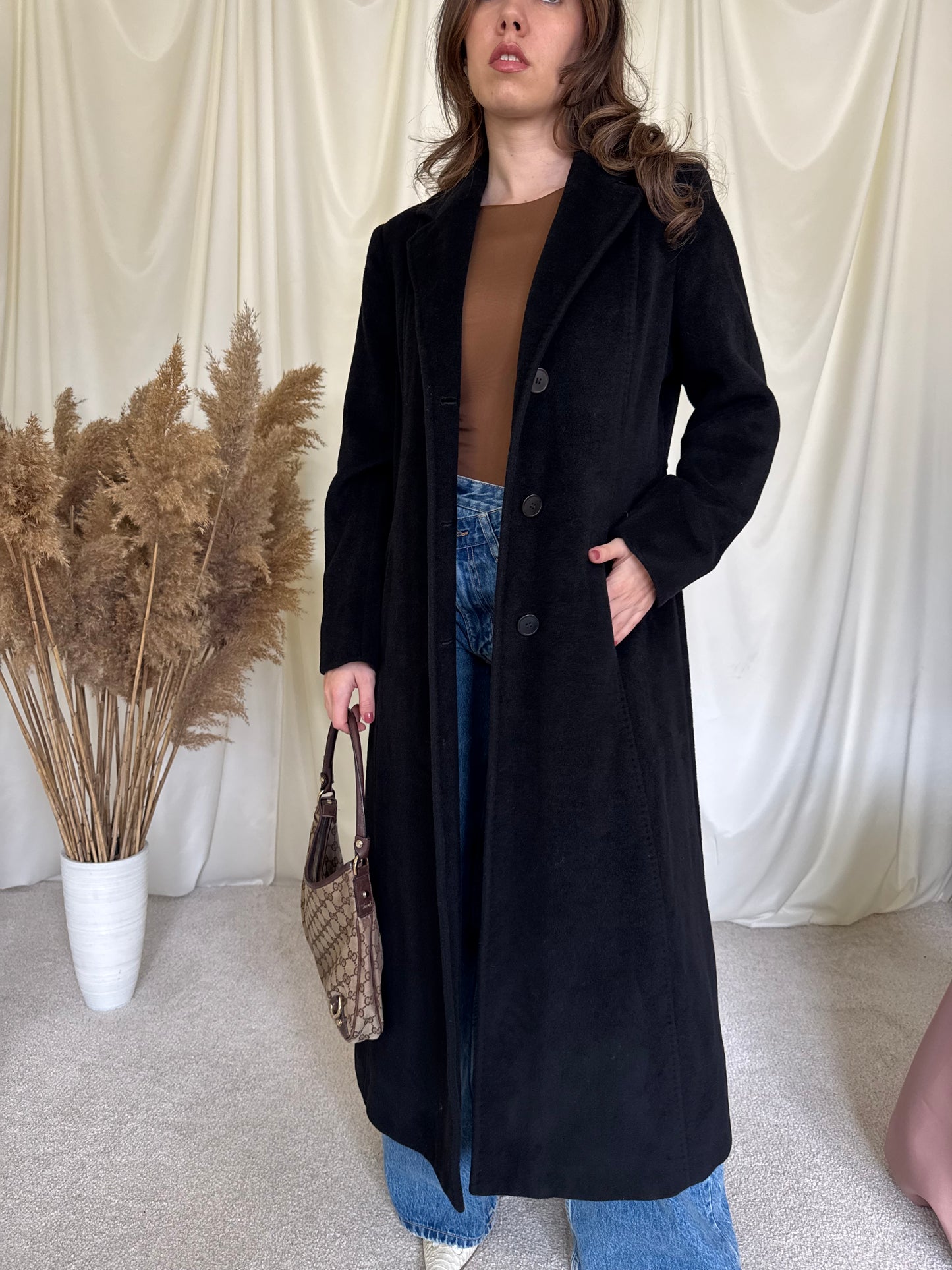 Palton luxury CINZIA ROCCA 100% lână ( M/L)