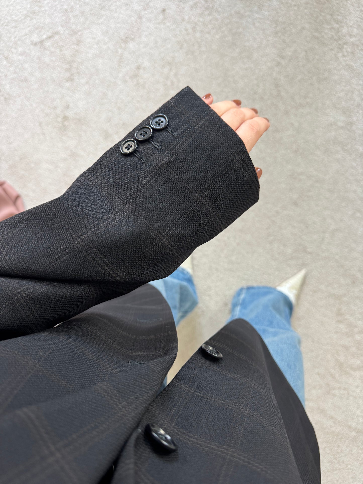 Sacou luxury de Brand Armani stofă 100% lână,mărimea M-L