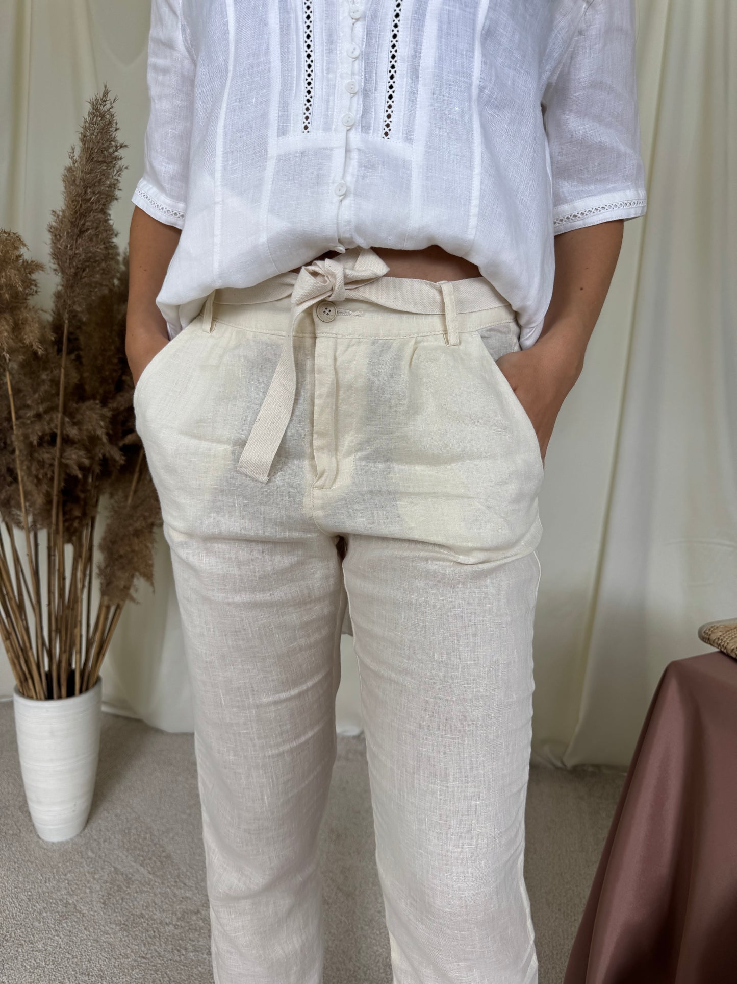 Pantaloni Benetton din 100% in ( mărimea xs/s)