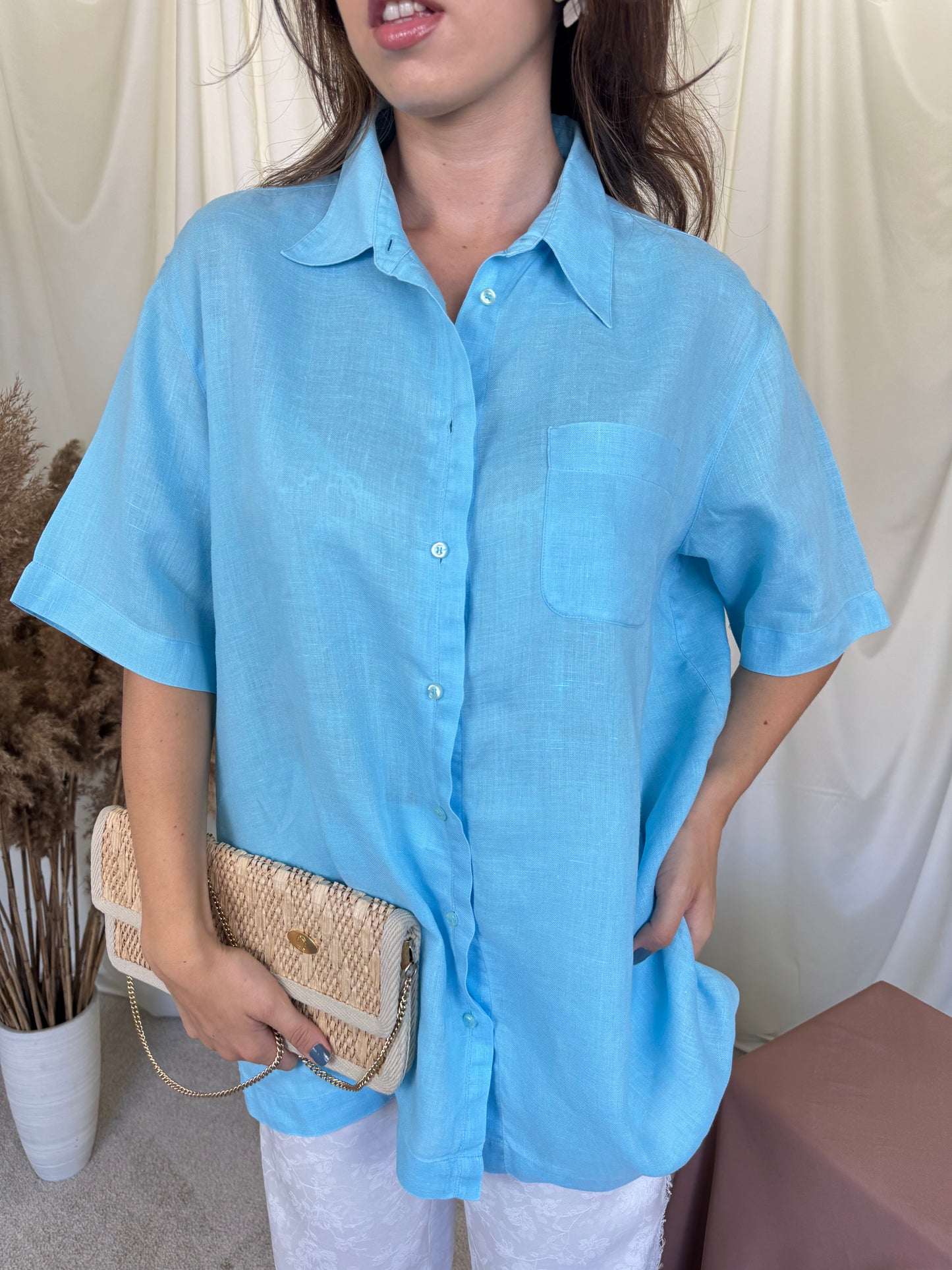 Cămașă MARCO PECCI din 100% in ( mărimea 44/ XL-XXL)
