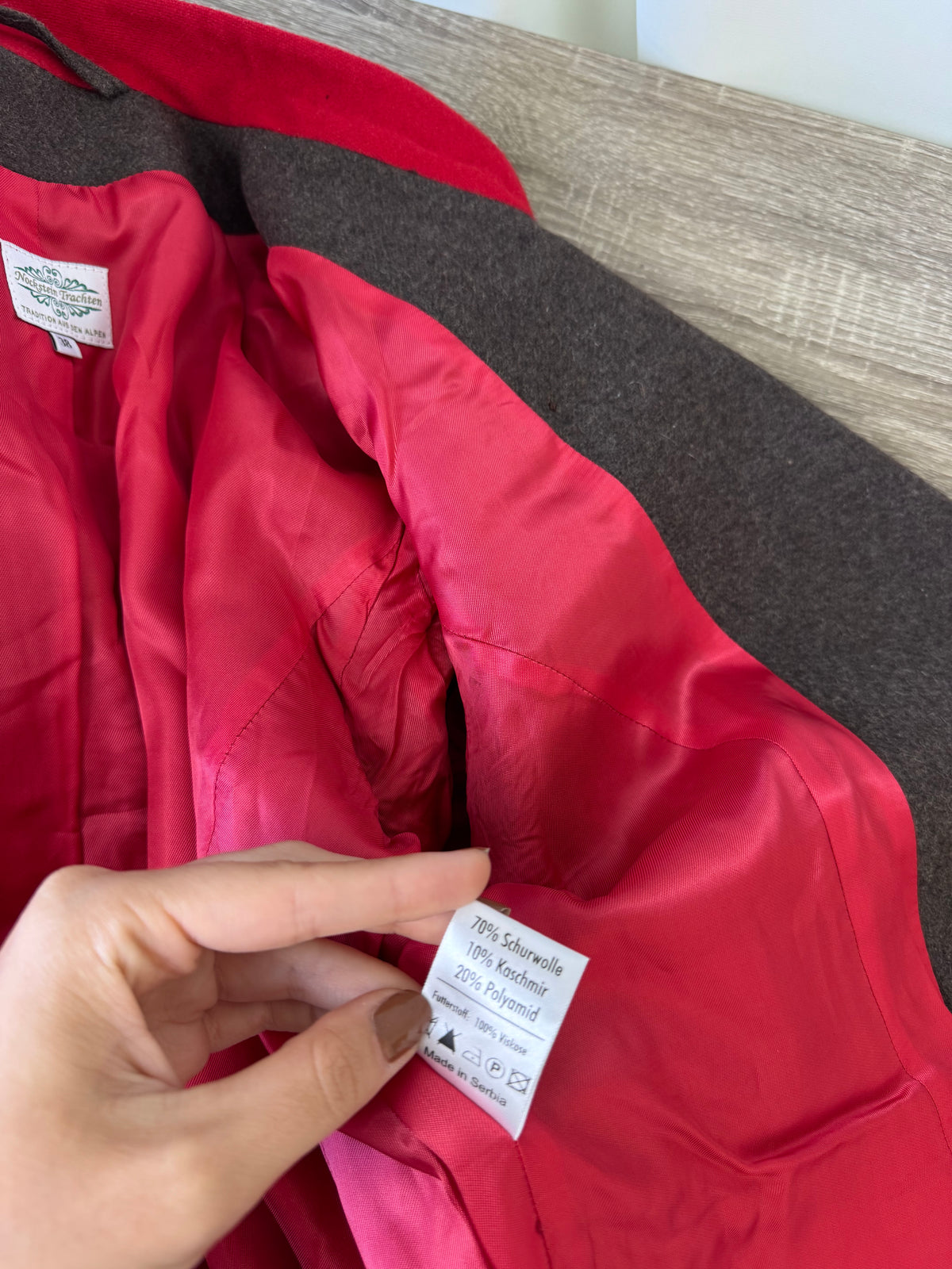 Sacou vintage tip jachetă din 80% lana și cașmir ( mărimea 38/M )