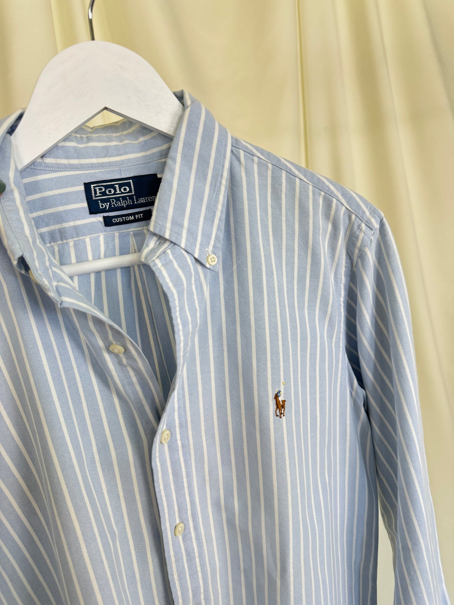 Cămașă POLO RALPH LAUREN din 100% bumbac, print cu dungi 
(Mărimea M)