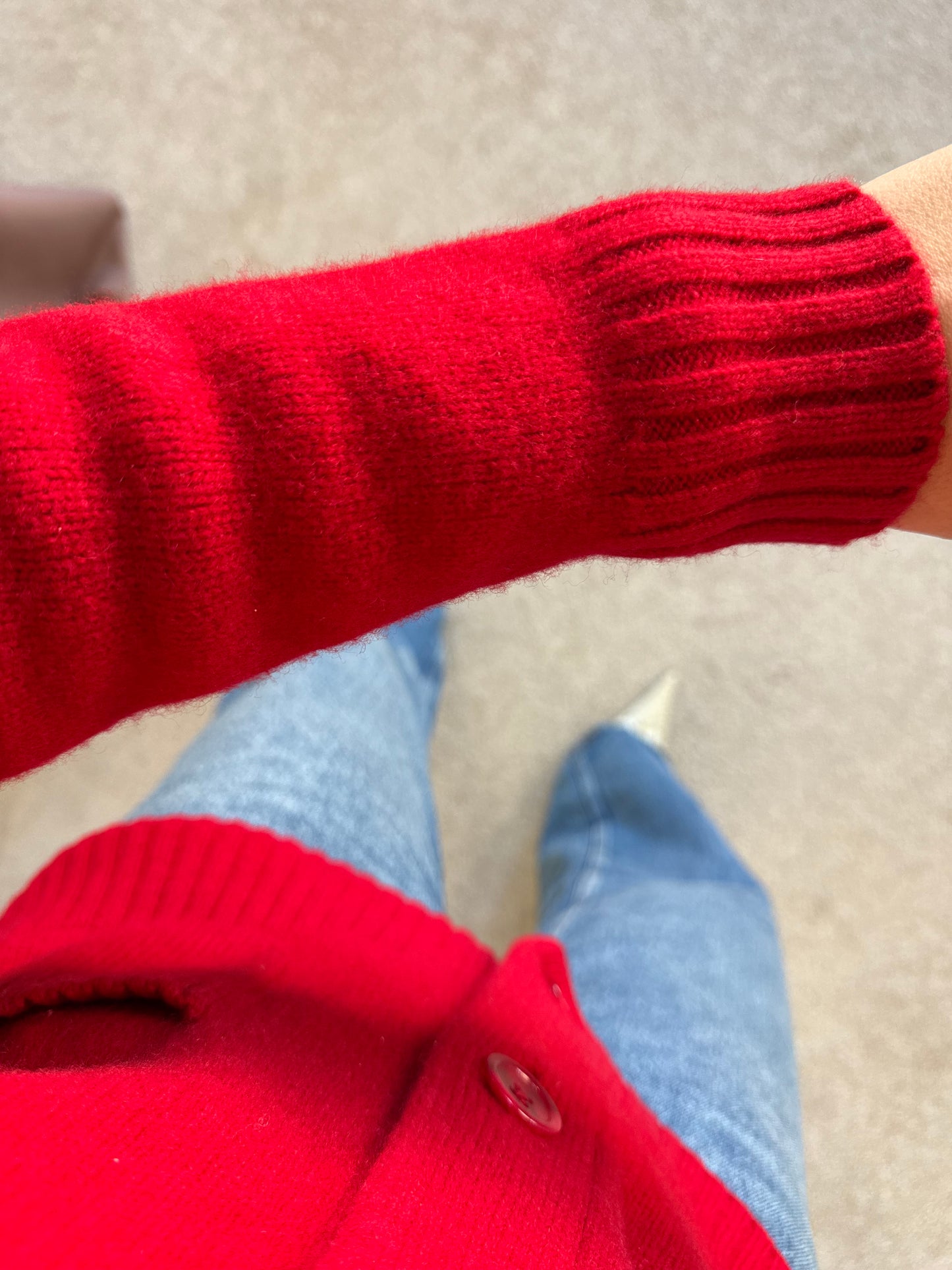 Jerseu din lână moale (S)