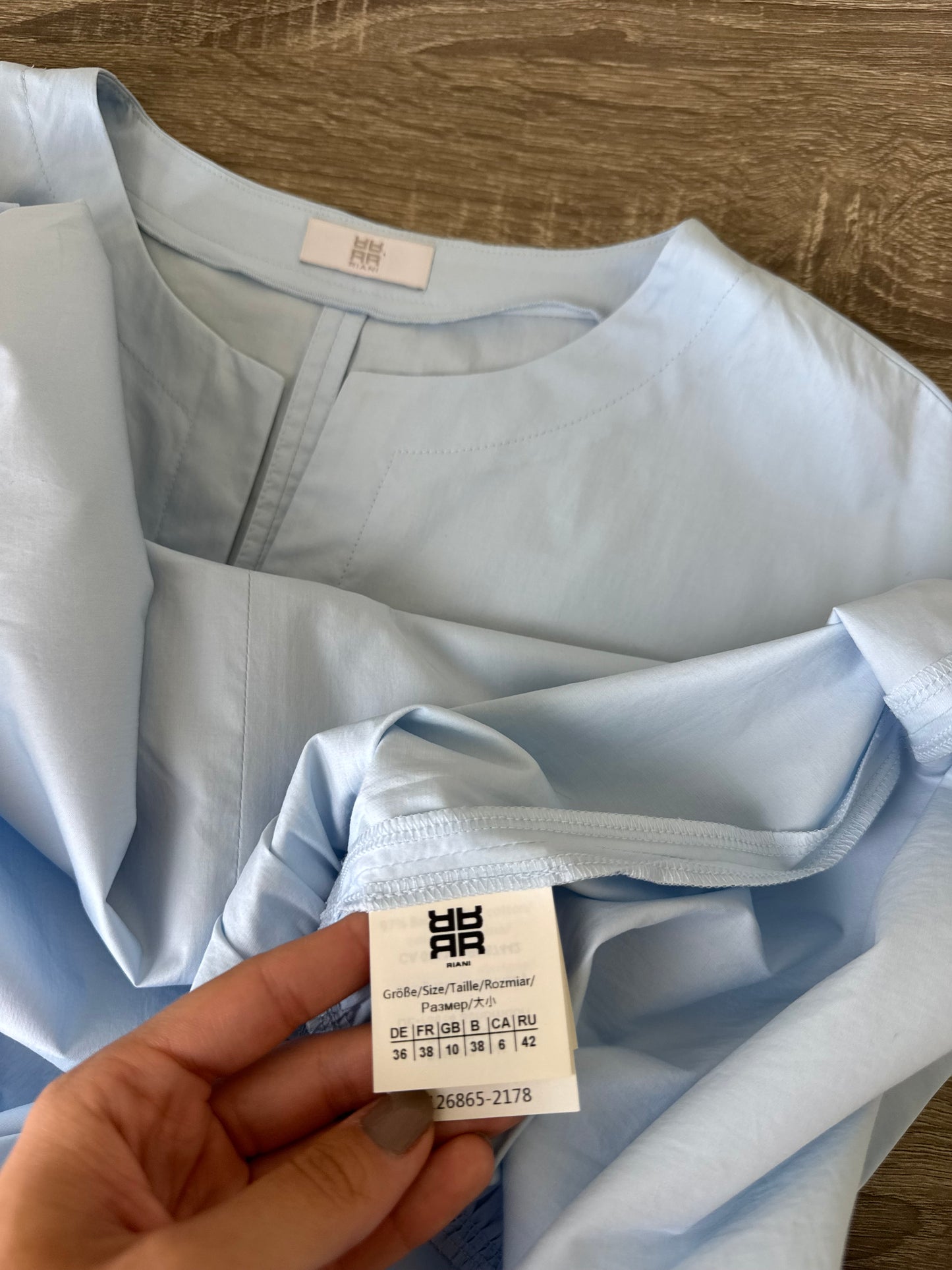 Rochie RIANNI din bumbac și elastan 
(Mărimea 38/M)