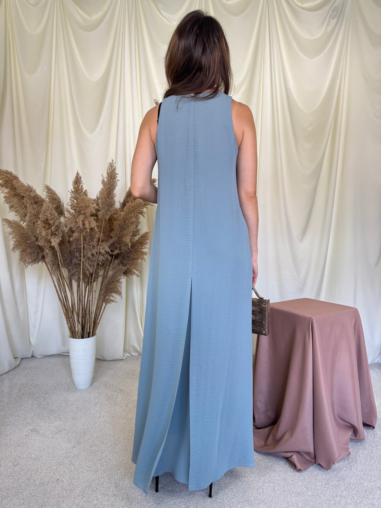 Back in stock! Rochie de vară COS cu șlițuri laterale, lungime maxi ( mărimea S)