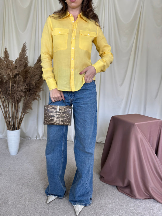 Cămașă din 100% Vascoza RALPH LAUREN, fit lejer 
(Mărimea S)