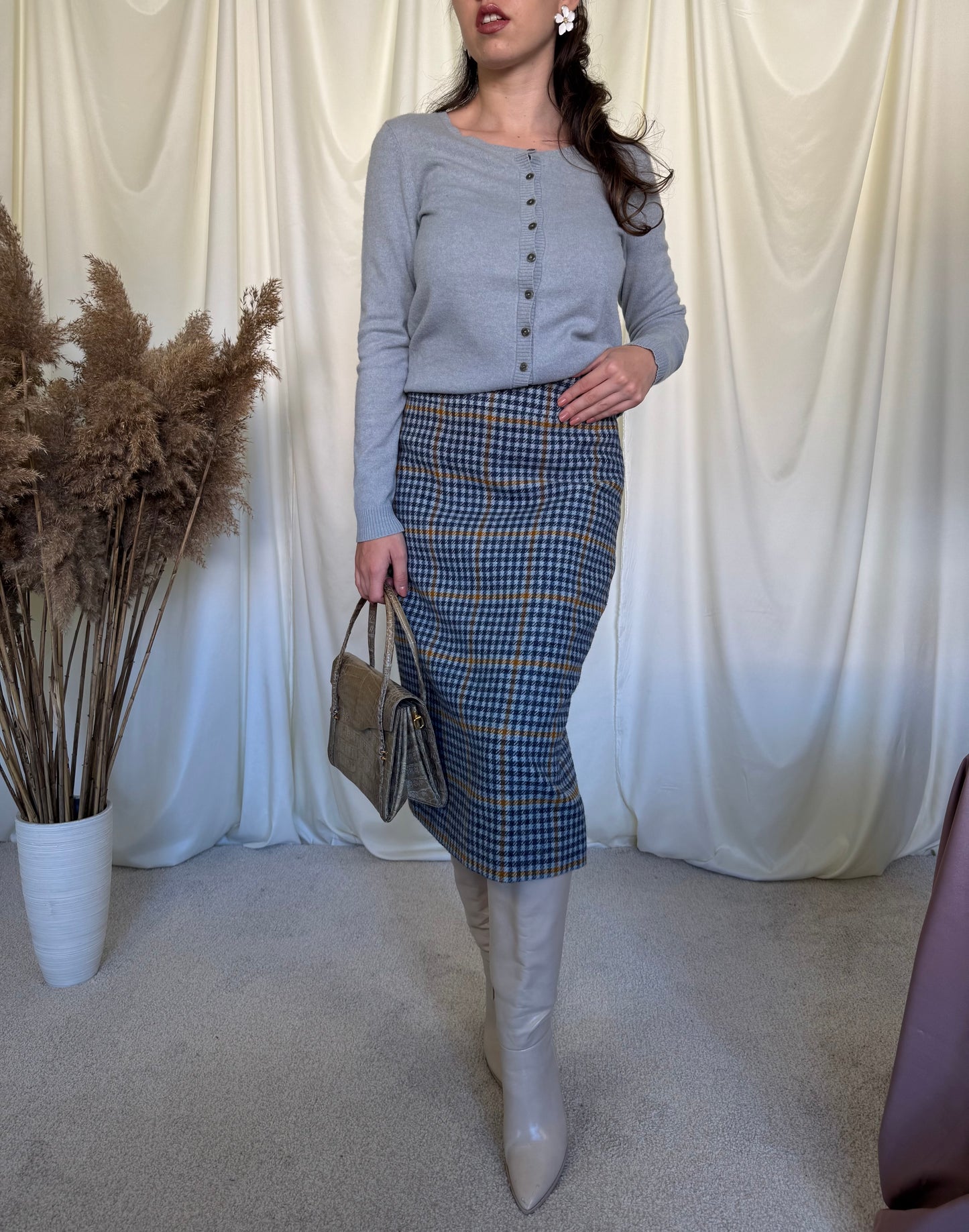 FUSTA BURBERRY 100% lână( mărimea S)