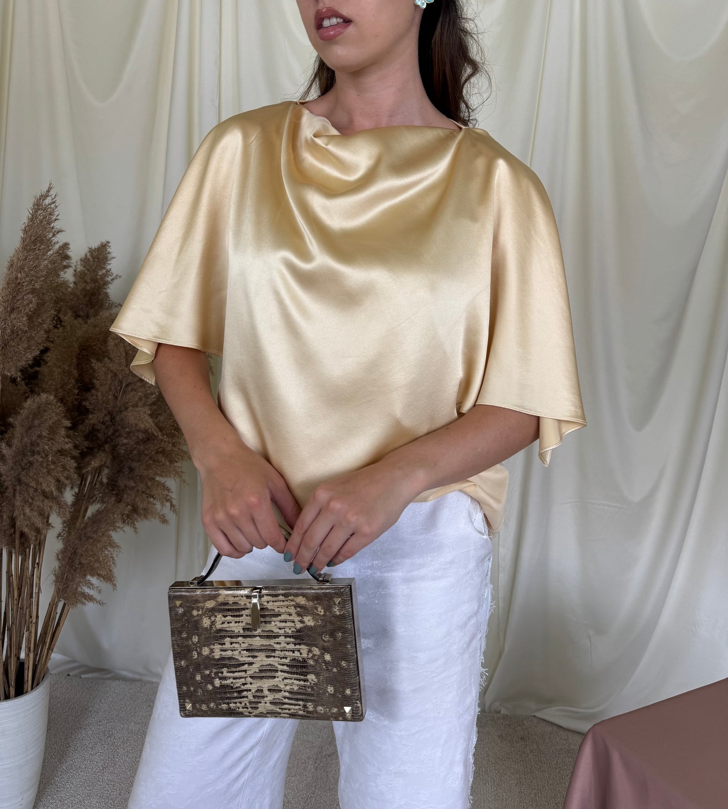 Tricou luxury JOSEPH din mătase naturală și bumbac 
(Mărimea L)